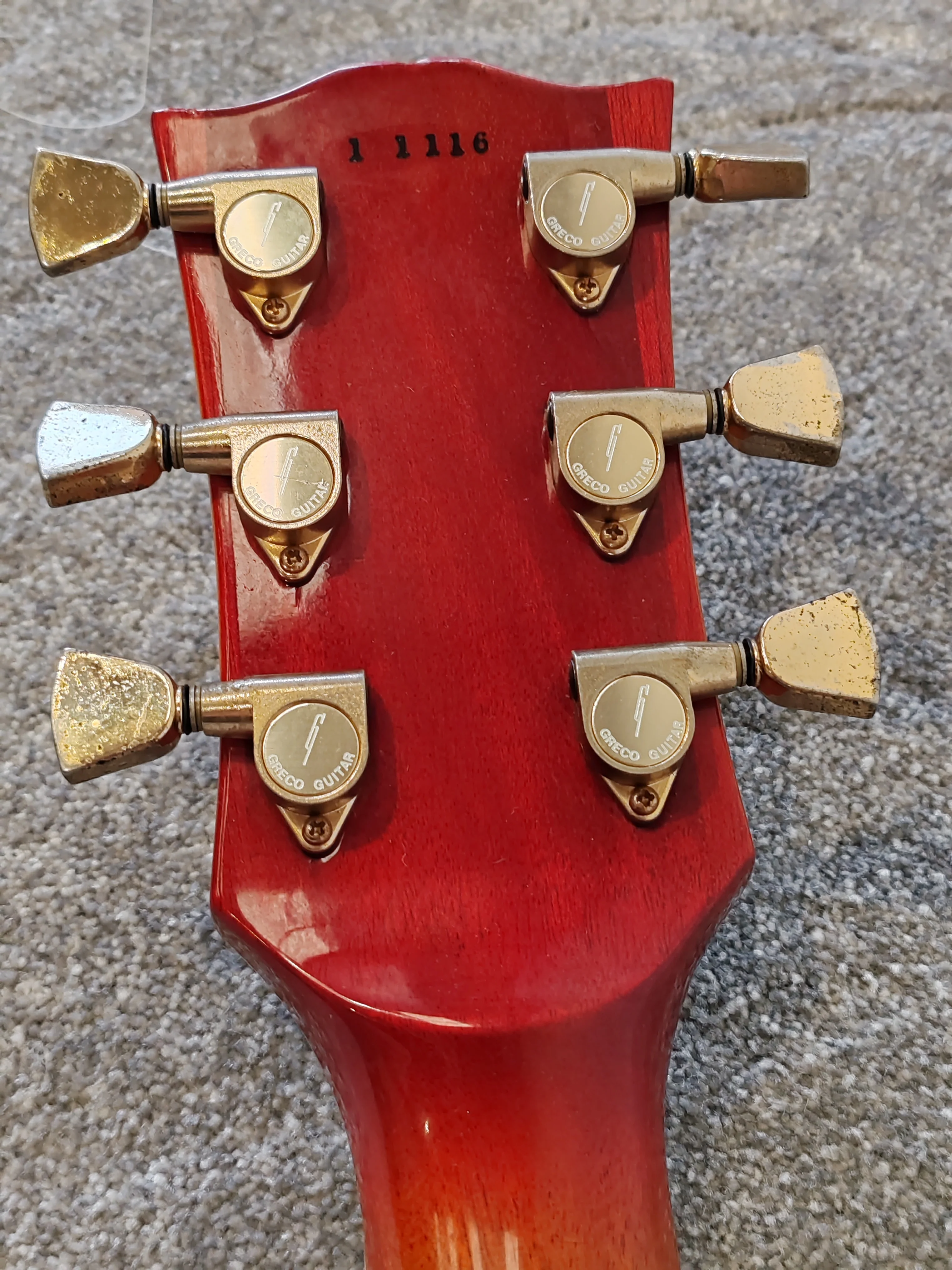 Greco Custom 1980 Les Paul 'Ace Frehley' of Kiss Fame – Very Good Condition w/ Hard Case - Image 8