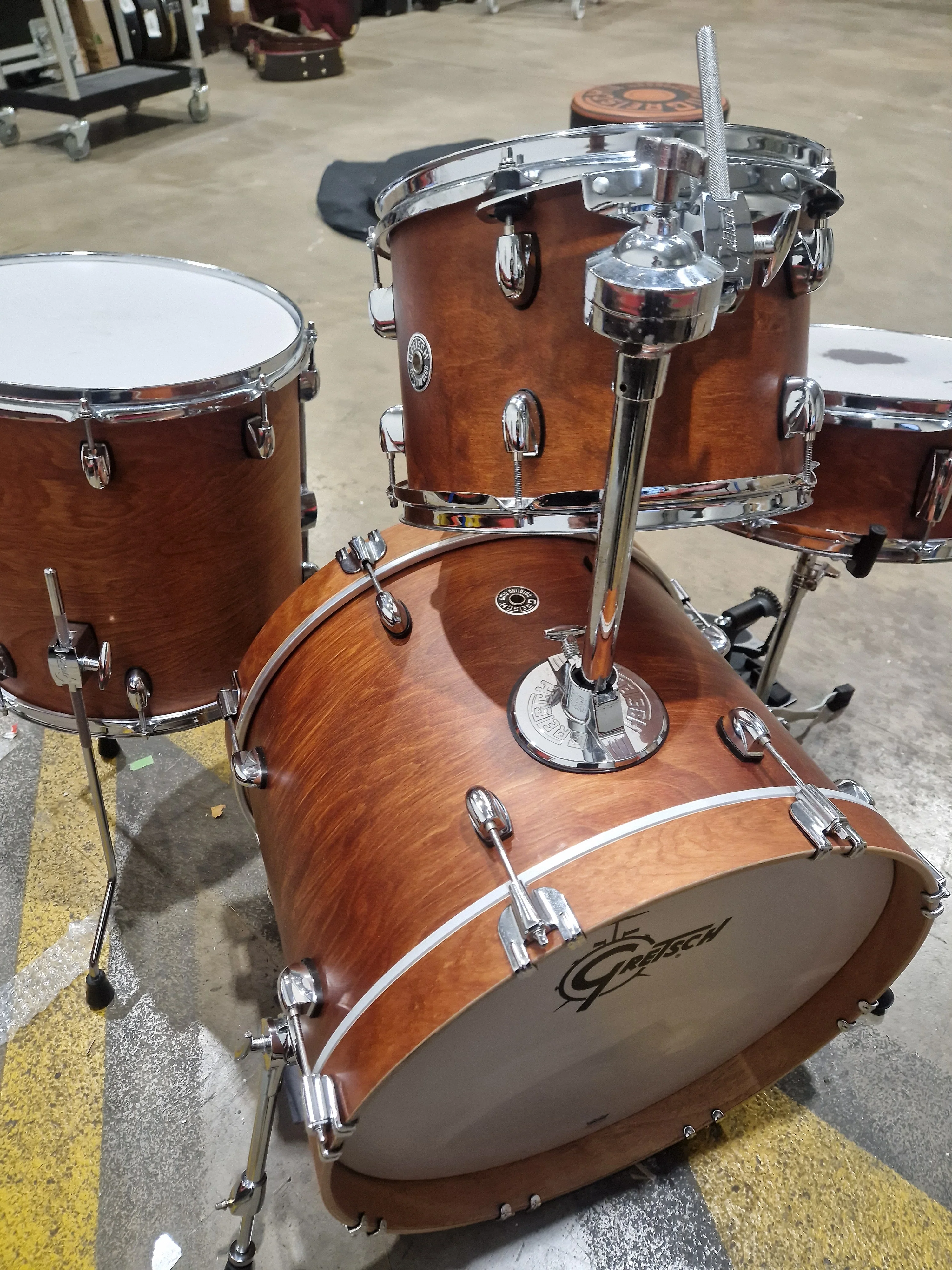 Gretsch Catalina 20” 4 Piece Drum Kit (BY REMO) - Compact Design - Excellent w/ Soft Case for each drum - Image 2