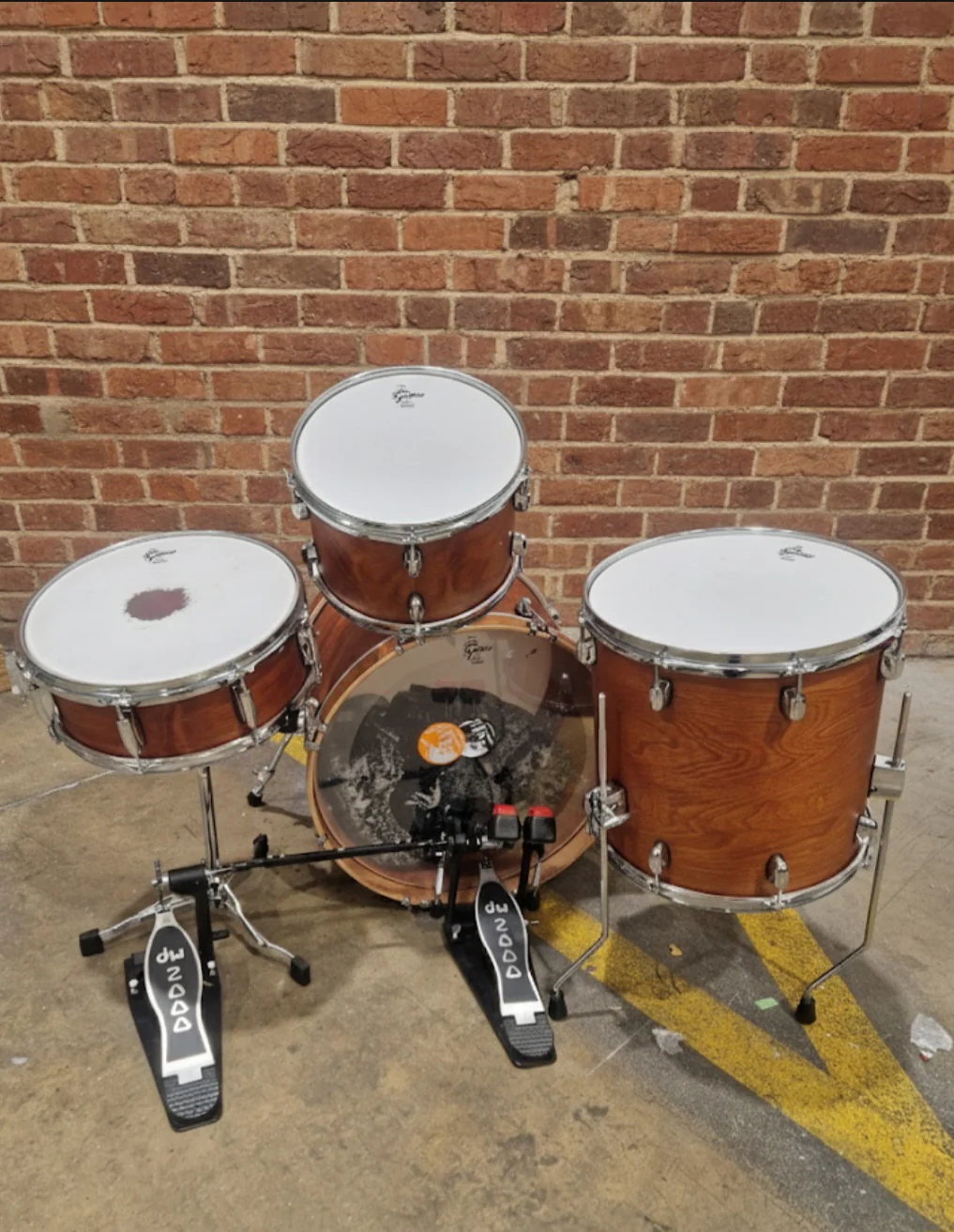 Gretsch Catalina 20” 4 Piece Drum Kit (BY REMO) - Compact Design - Excellent w/ Soft Case for each drum - Image 20