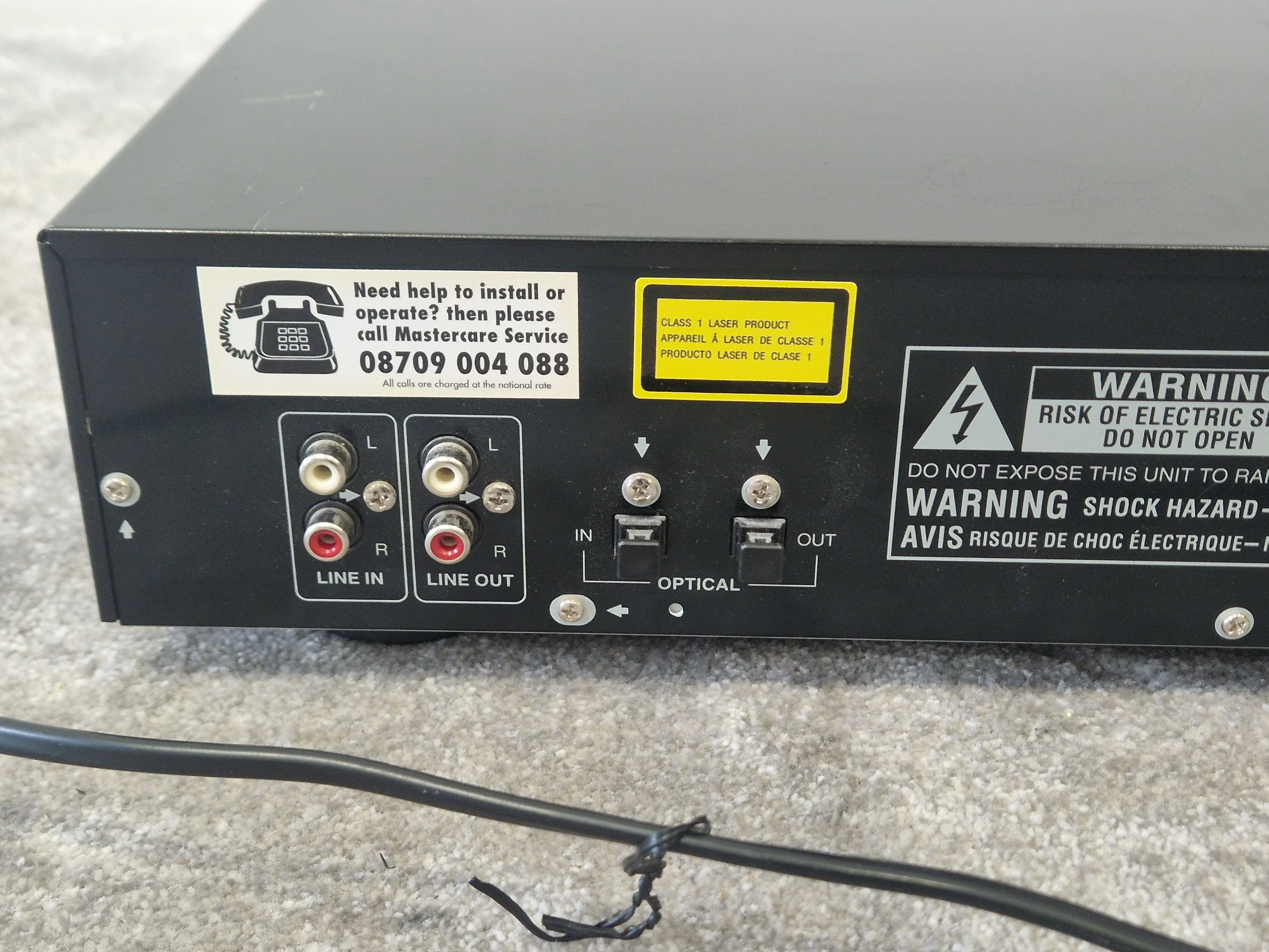 Grundig MD 50 MiniDisc Player/Recorder – Built-In Power Cable – Good w/ Manual - Image 7