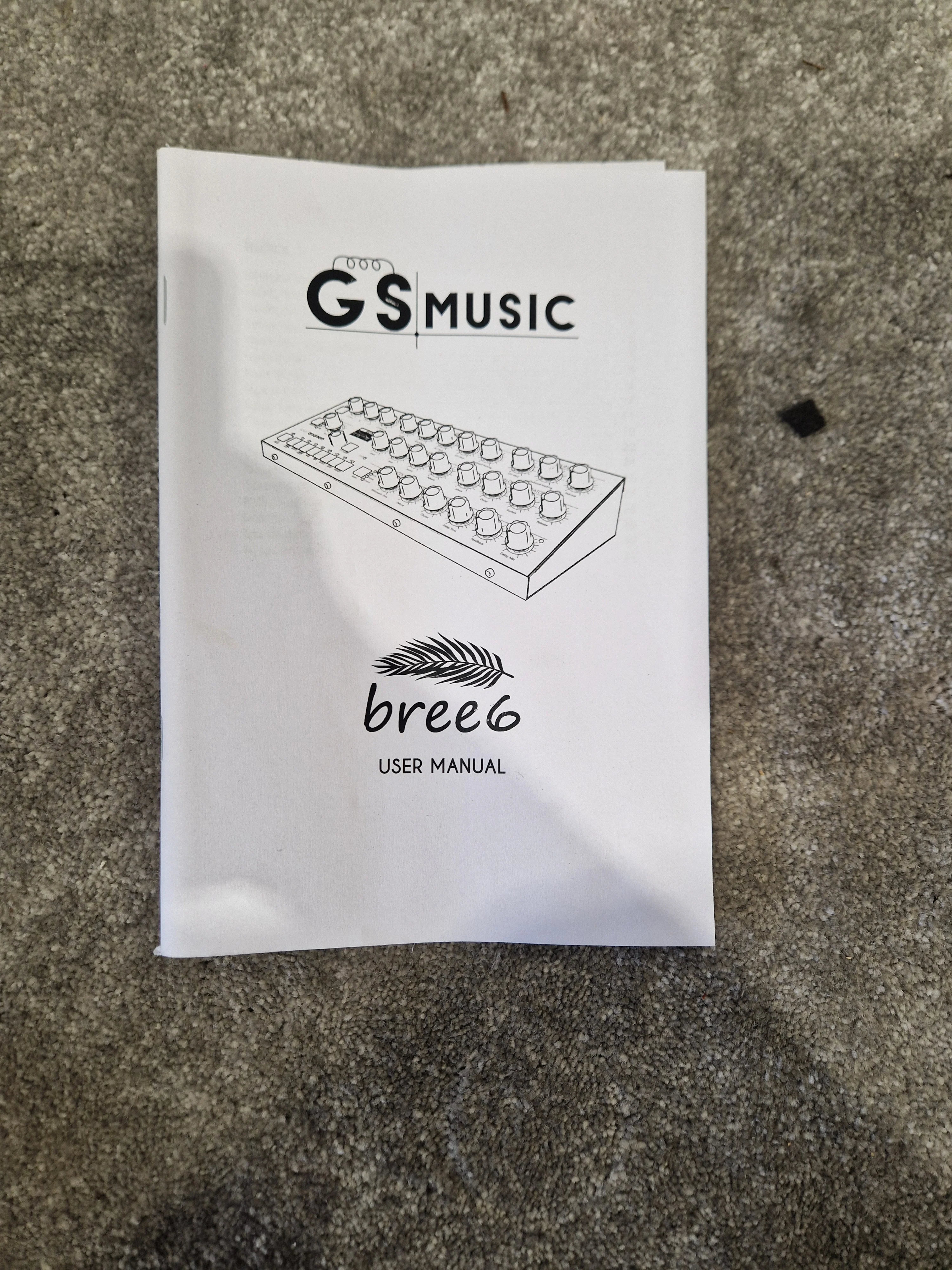 GS Music Bree6 Desktop Synthesizer – Analog Signal Path – 6-Voice Polyphony – Open Box New - Image 11