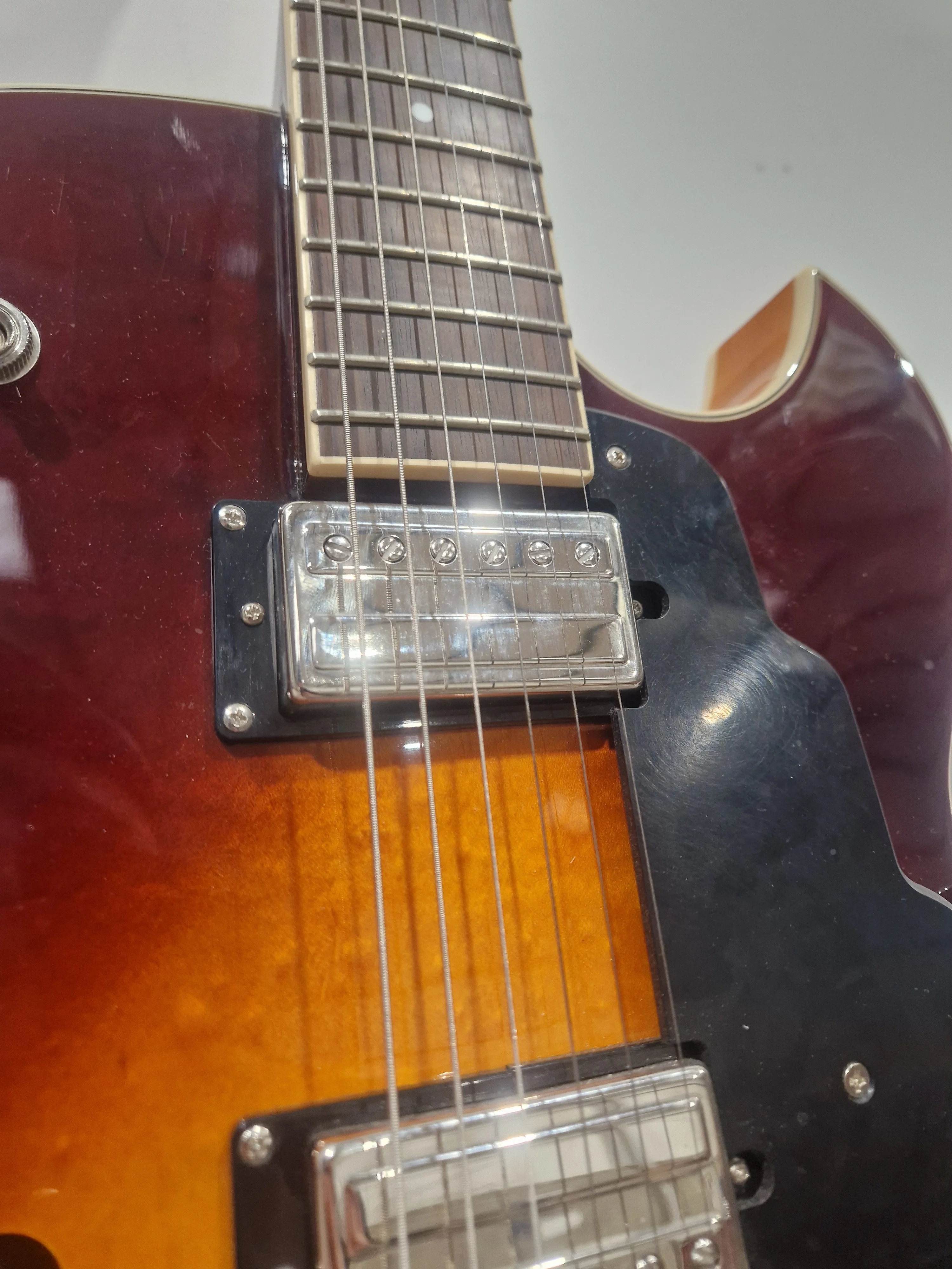 Guild Starfire SF-1SC/ATB Sunburst Hollow-Body Electric Guitar – Hollow-Body Electric Guitar - Excellent - Image 18