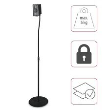Pair of Hama Speaker Stands - For Surround Sound Systems and Mini Speakers - New Open Box - Image 3