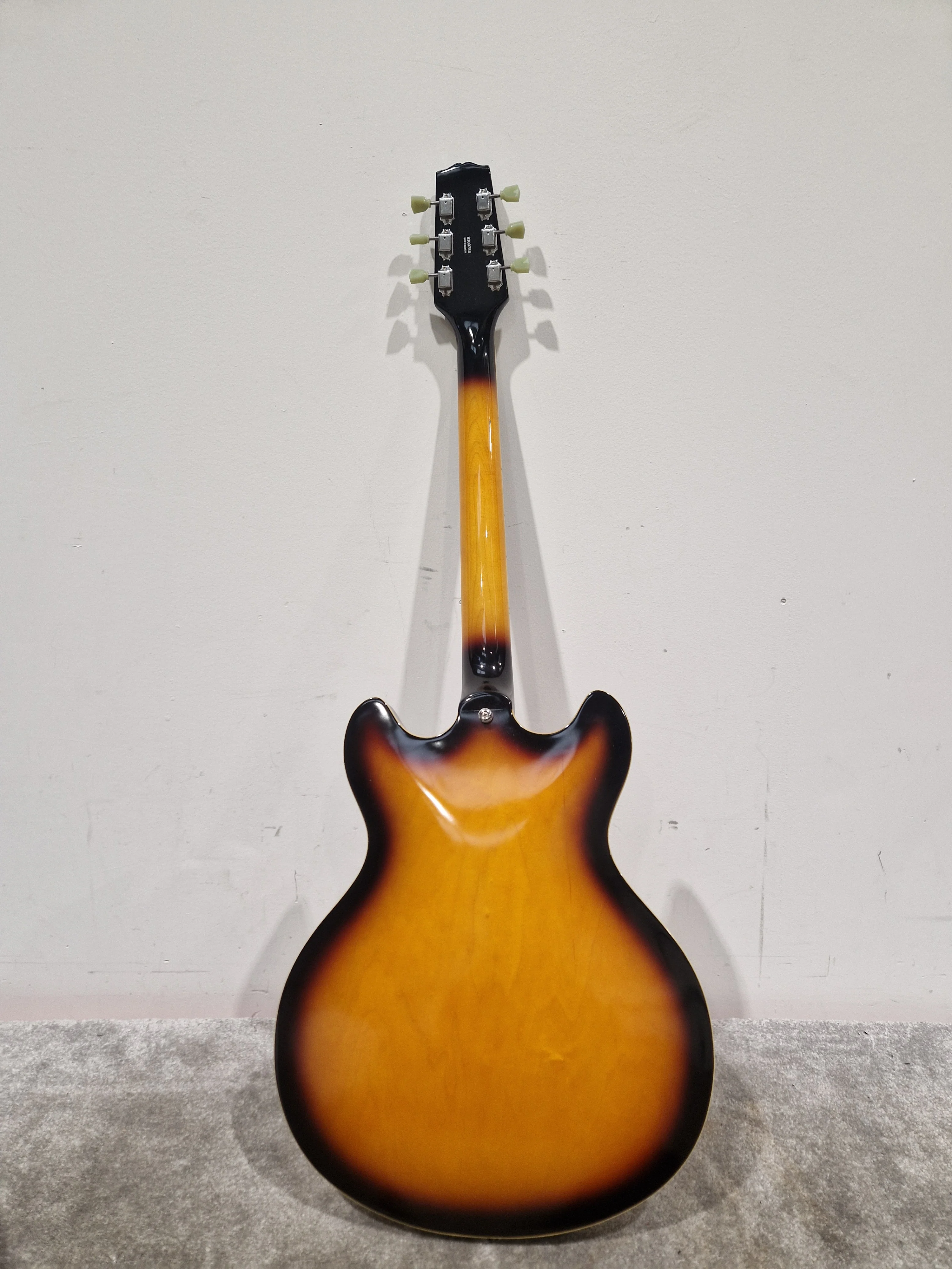 Hamer XT - Semi-Hollow Electric Guitar - Sunburst - Excellent w/ Hard Case - Image 16
