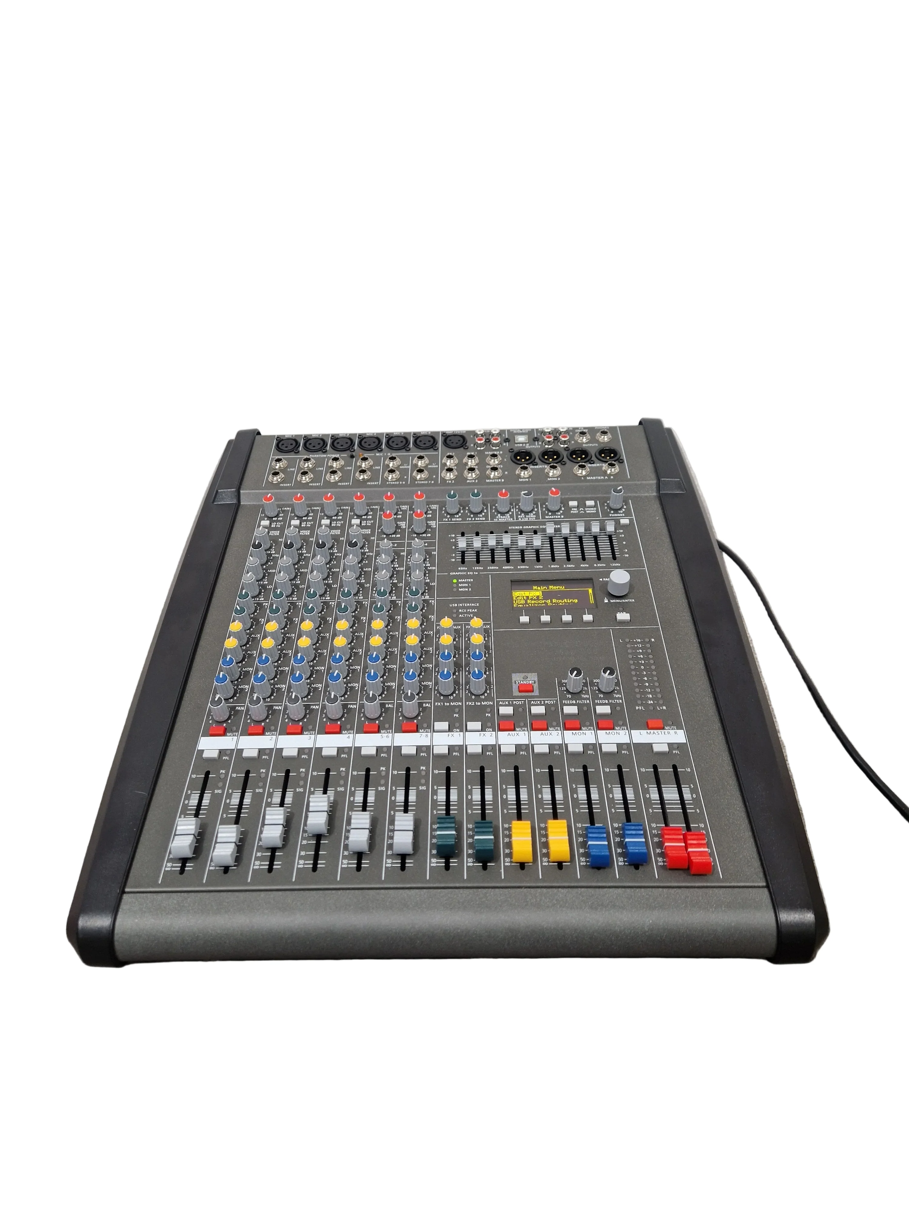 Leicozic PM600-3 Professional Powered Mixer Console - 8-Channel Mixer - Excellent w/ Power Supply