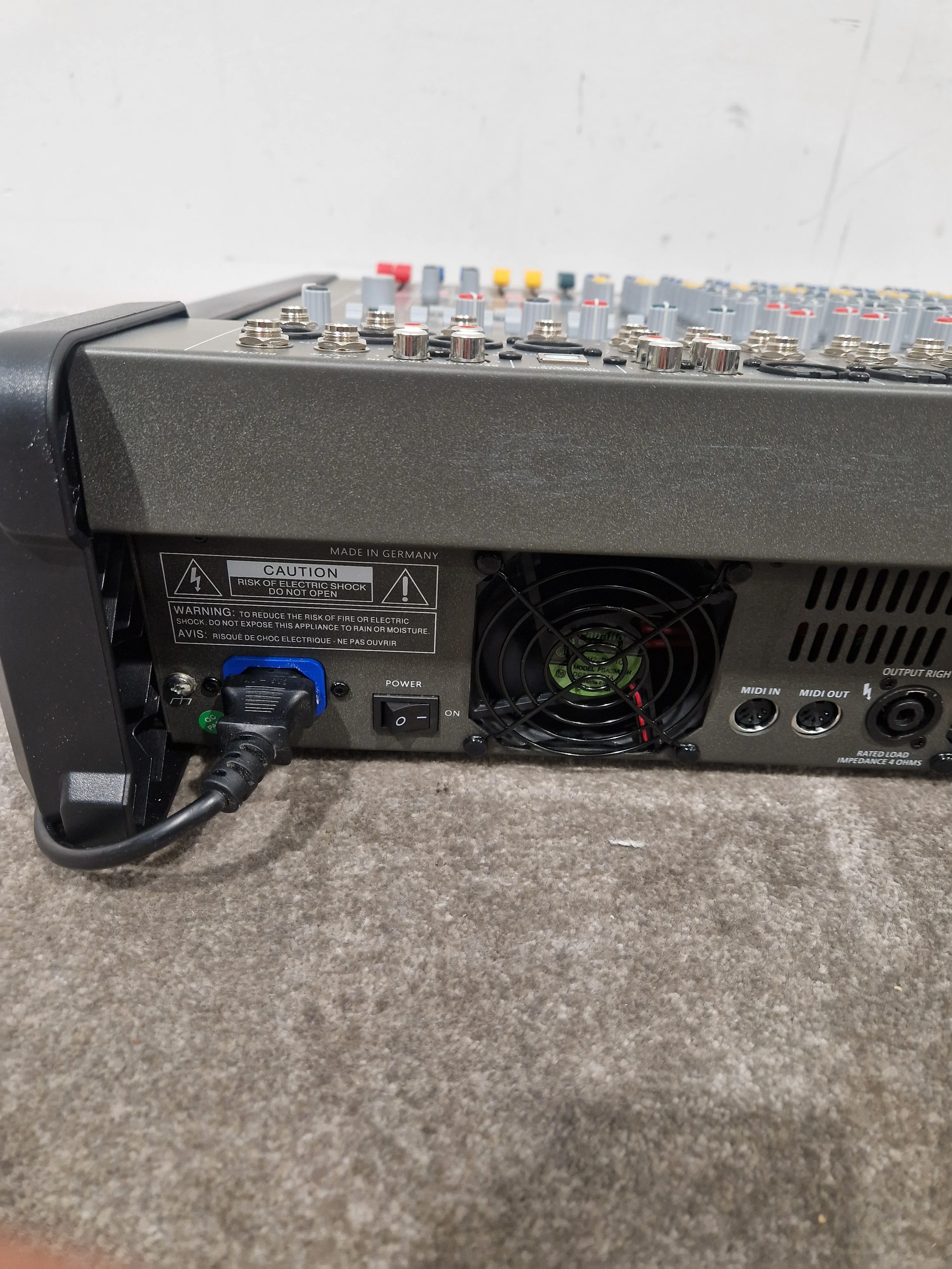Leicozic PM600-3 Professional Powered Mixer Console - 8-Channel Mixer - Excellent w/ Power Supply - Image 3