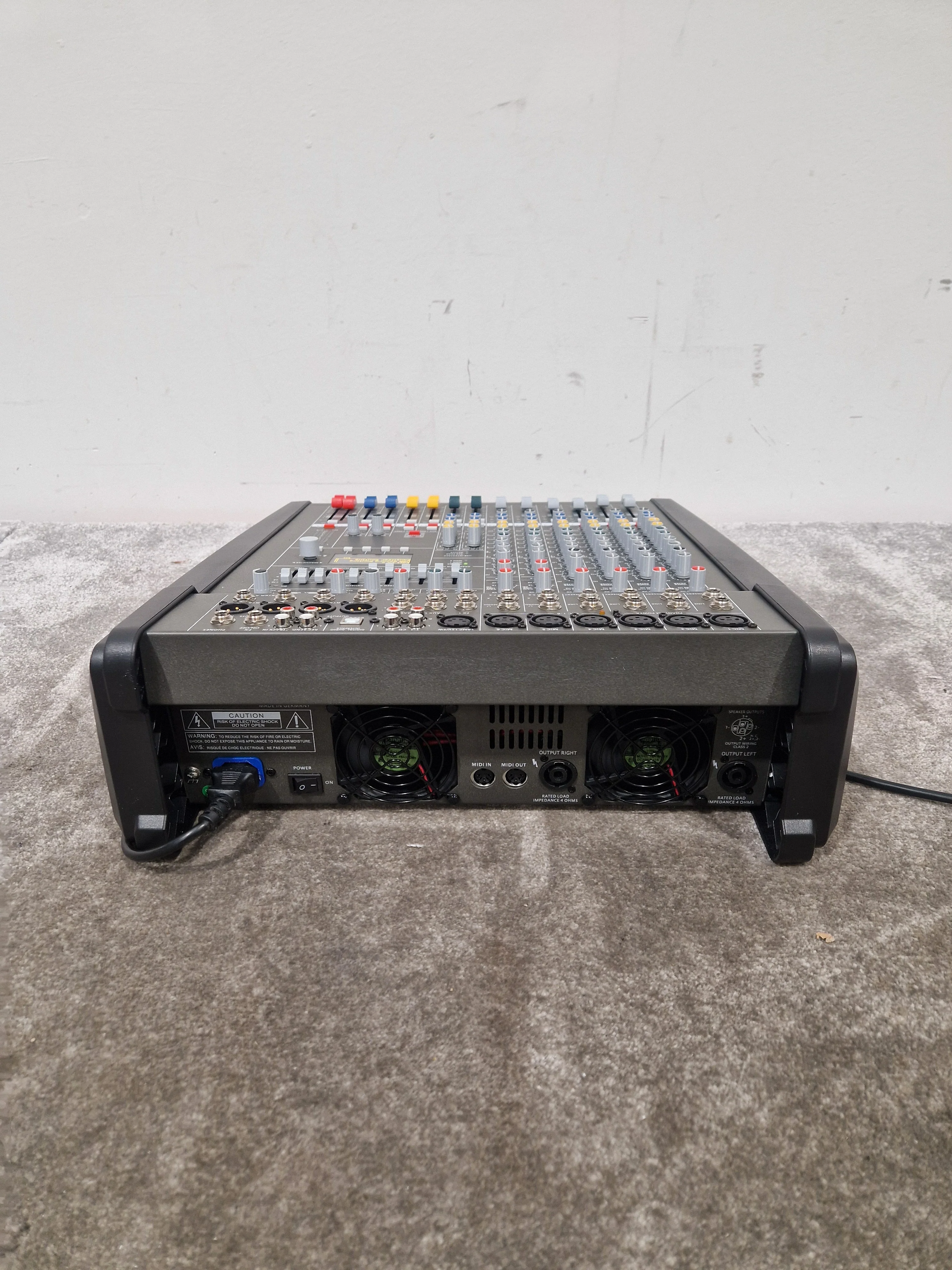 Leicozic PM600-3 Professional Powered Mixer Console - 8-Channel Mixer - Excellent w/ Power Supply - Image 5