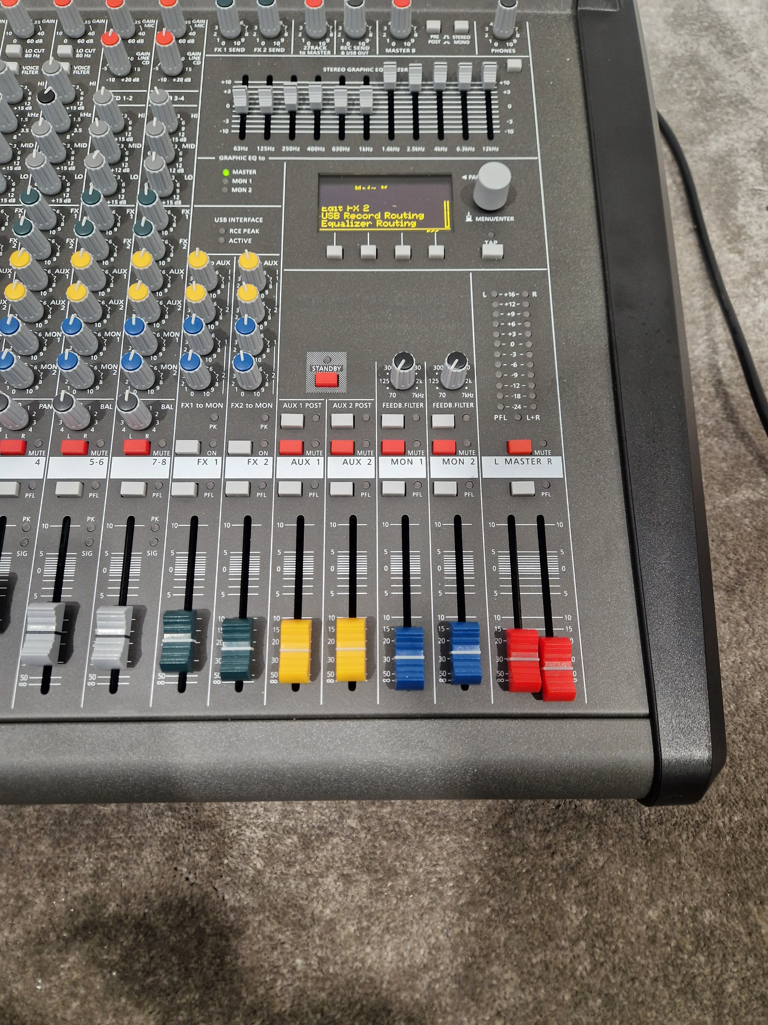 Leicozic PM600-3 Professional Powered Mixer Console - 8-Channel Mixer - Excellent w/ Power Supply - Image 7