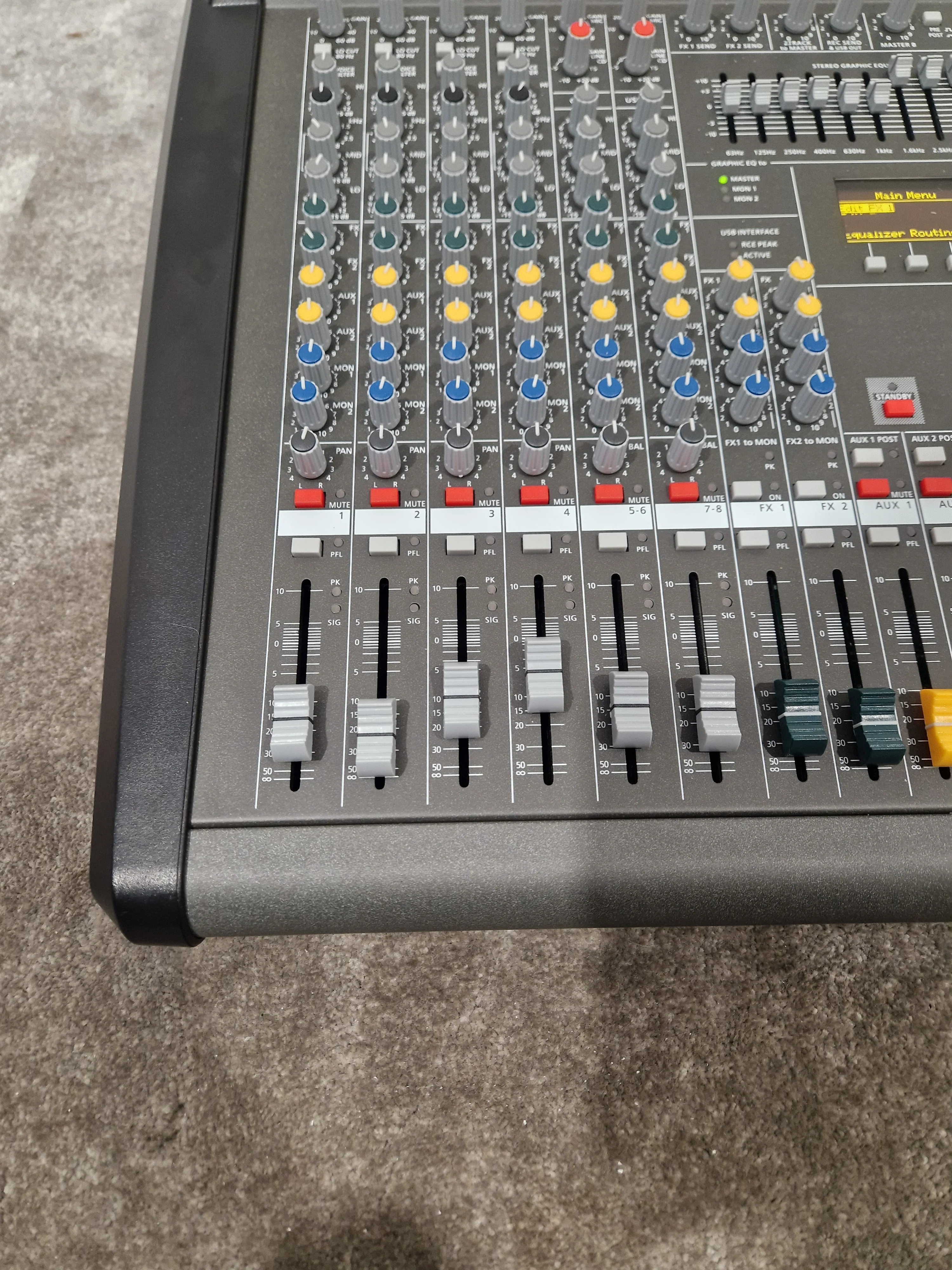 Leicozic PM600-3 Professional Powered Mixer Console - 8-Channel Mixer - Excellent w/ Power Supply - Image 8
