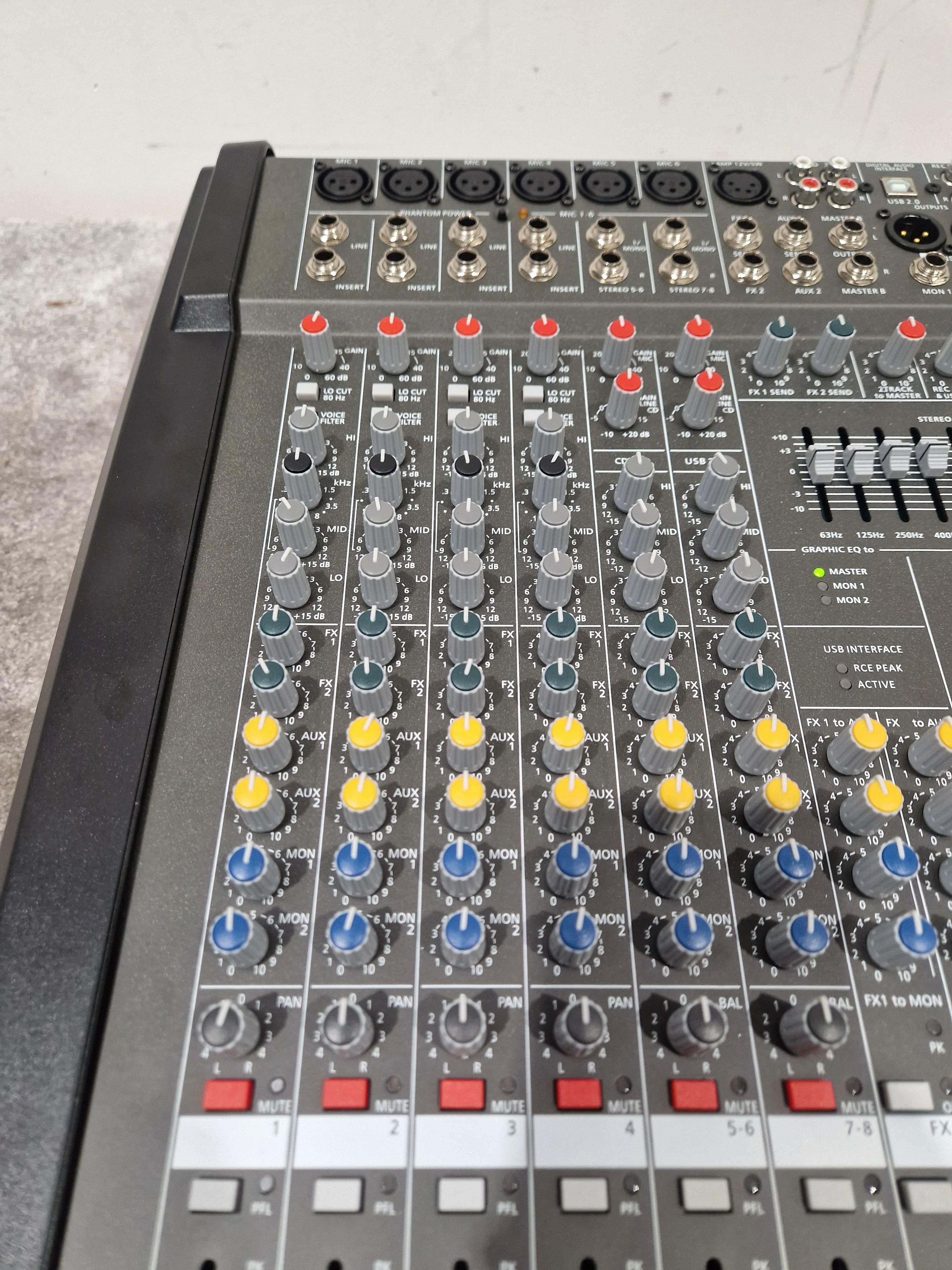 Leicozic PM600-3 Professional Powered Mixer Console - 8-Channel Mixer - Excellent w/ Power Supply - Image 9