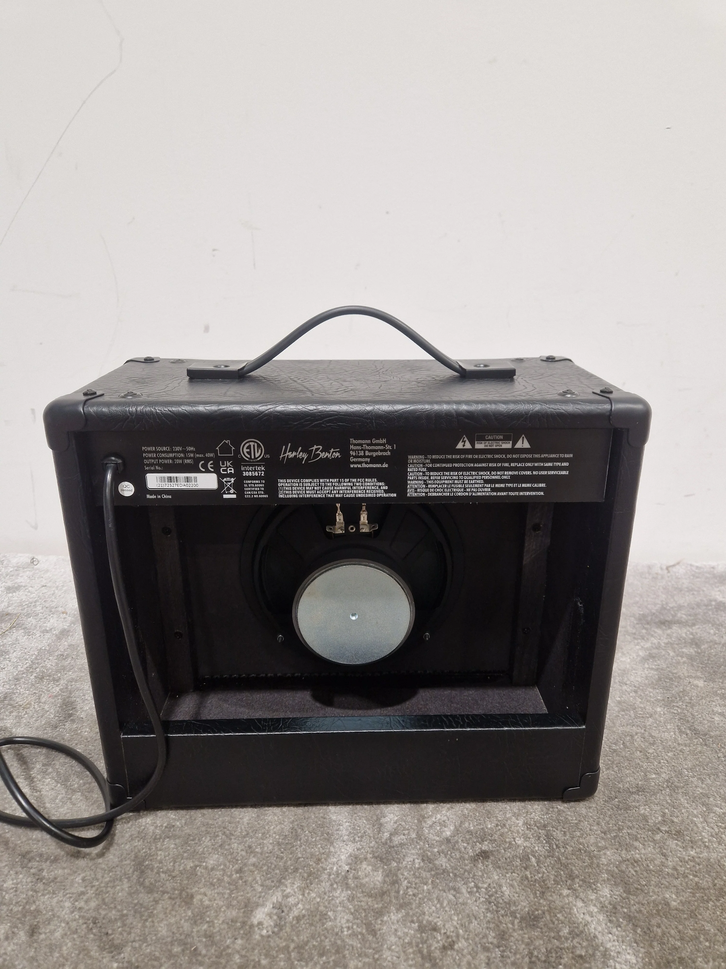 Harley Benton HB-20R - Amplifier - Black - Excellent w/ Original Box - Image 7