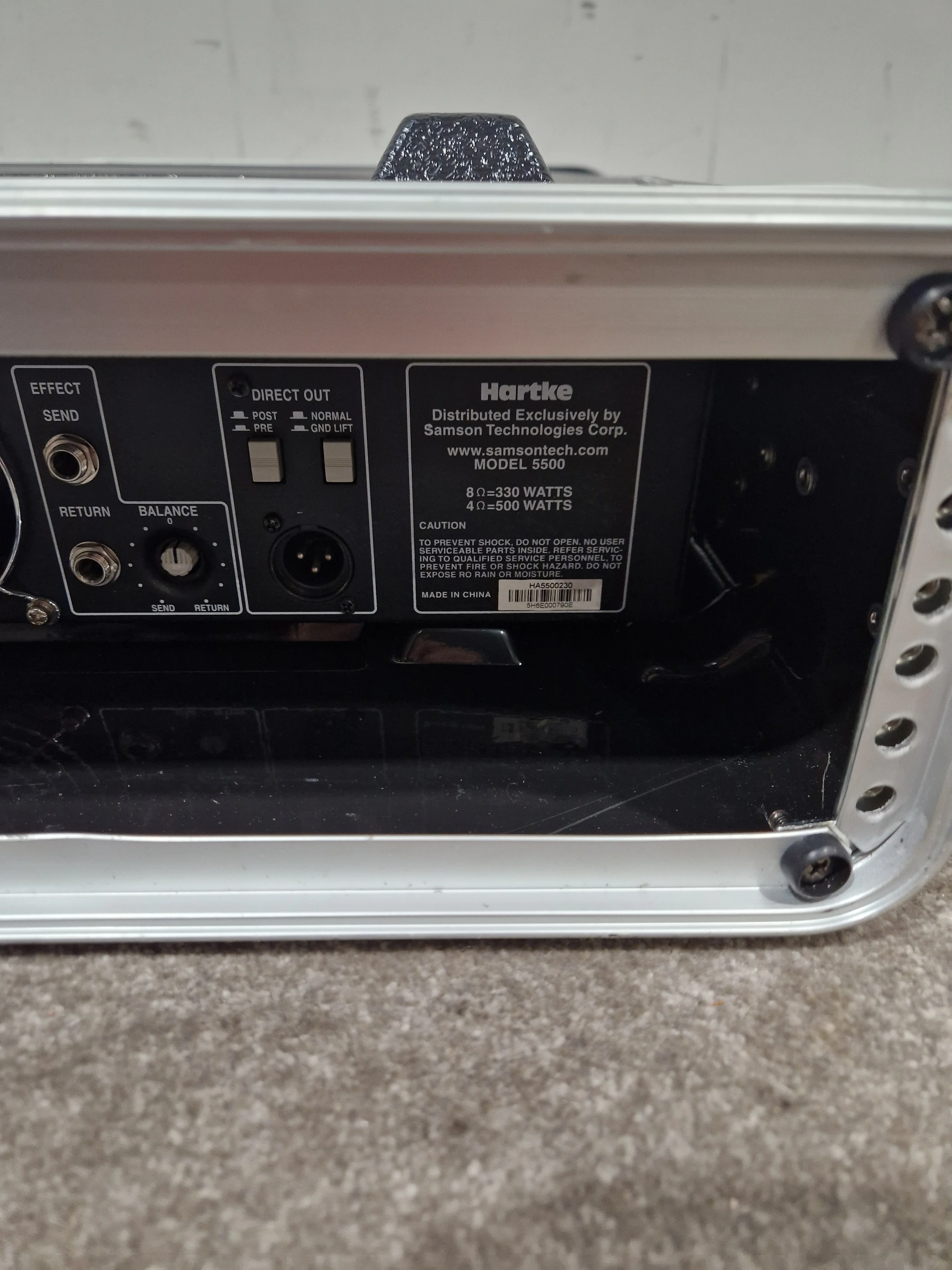 Hartke HA 5500 - 500W Bass Amplifier - Excellent w/ Hard Case - Image 5