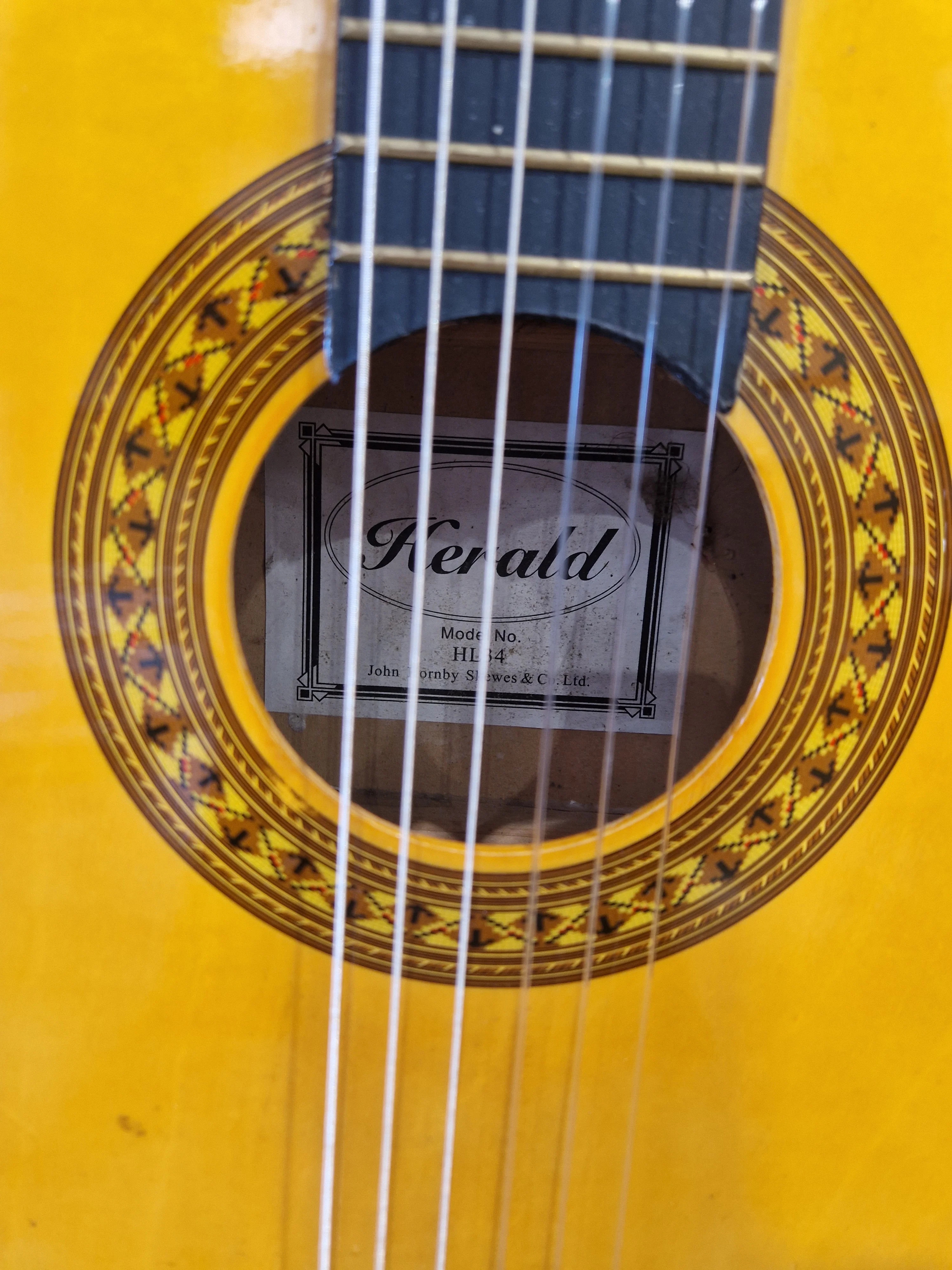 Herald Hl34 Acoustic Guitar - Solid Spruce Top, Mahogany Back & Sides - Very Good - Image 6