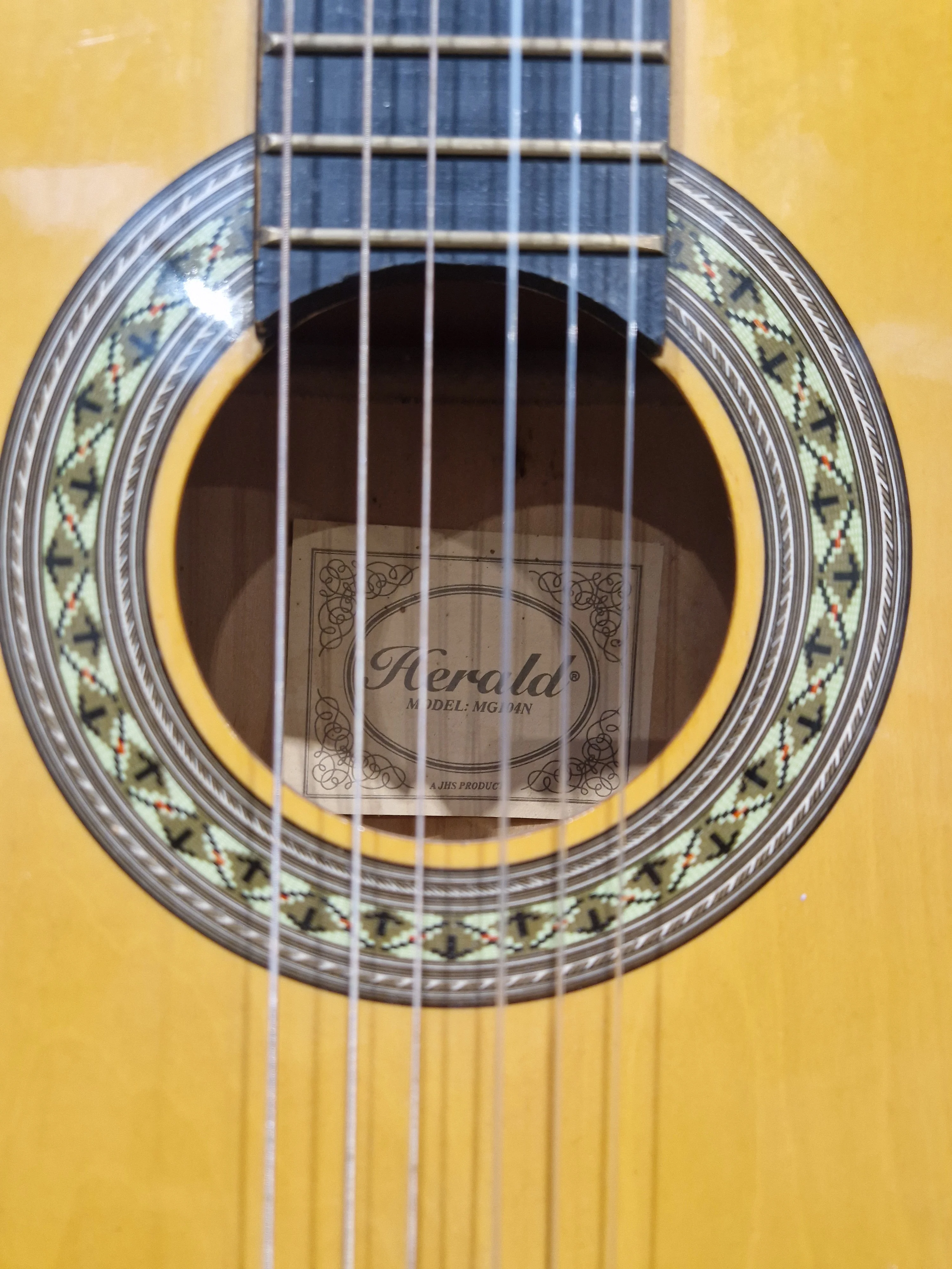 Herald MG104N Classical Acoustic Guitar - Fair - Image 16