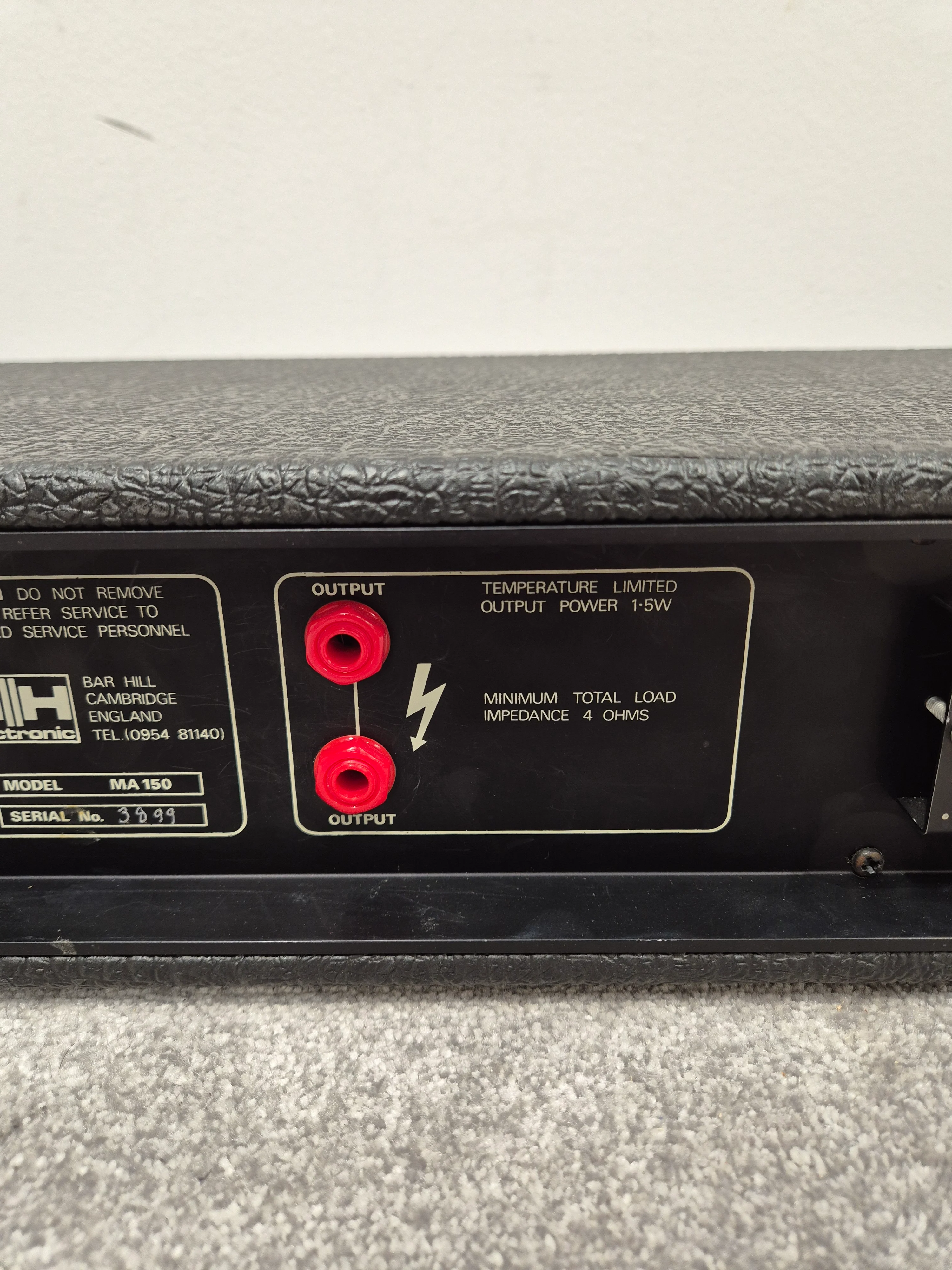 HH Electronics MA150 - 5 Channel Mixer And 150-WATT Power Amplifier - Compact Versatile Unit - Very Good - Image 8