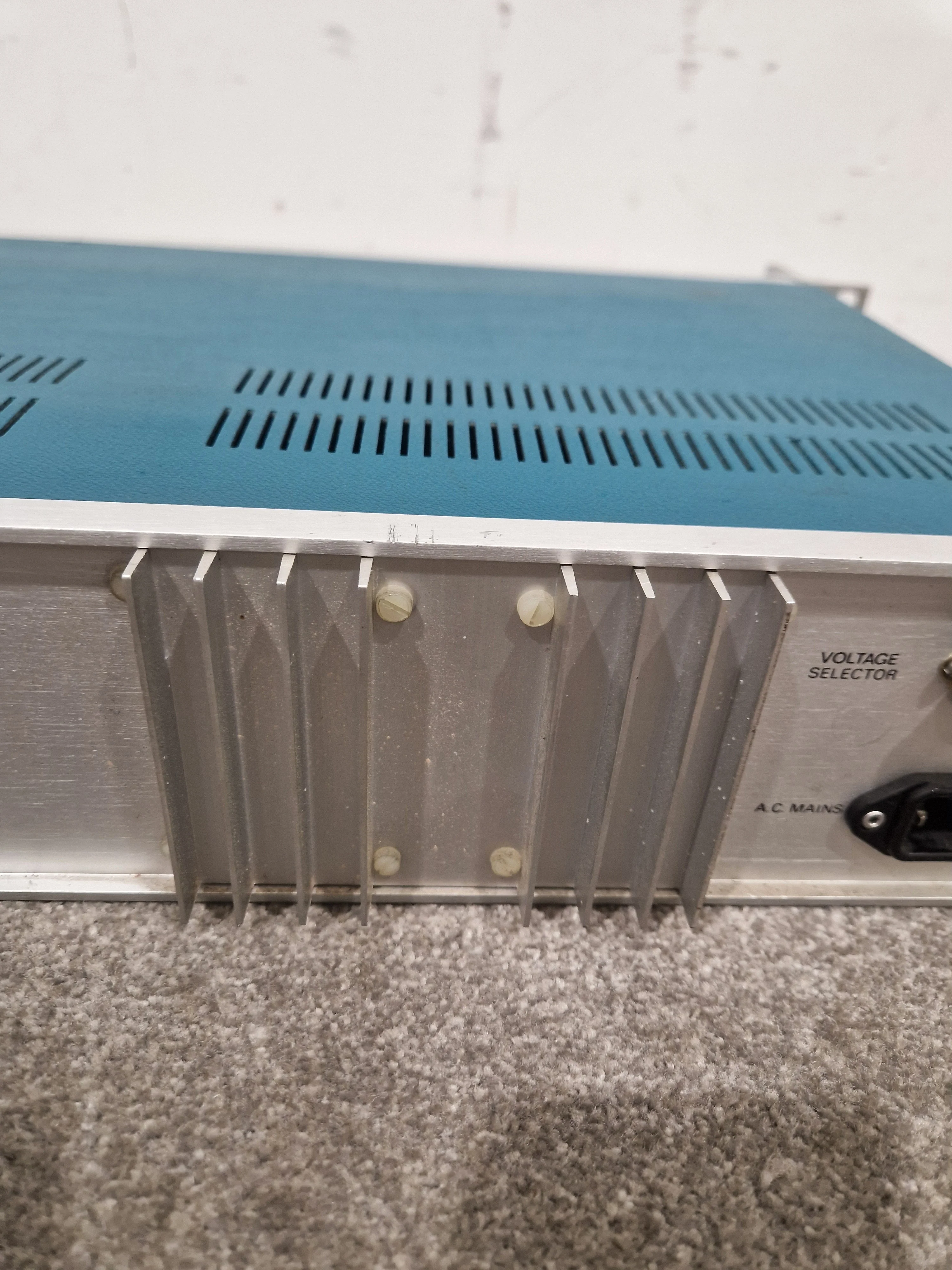 HH Electronics TPA-100D - Power Amplifier - Blue/Silver – Power Amplifier - Fair - Image 12