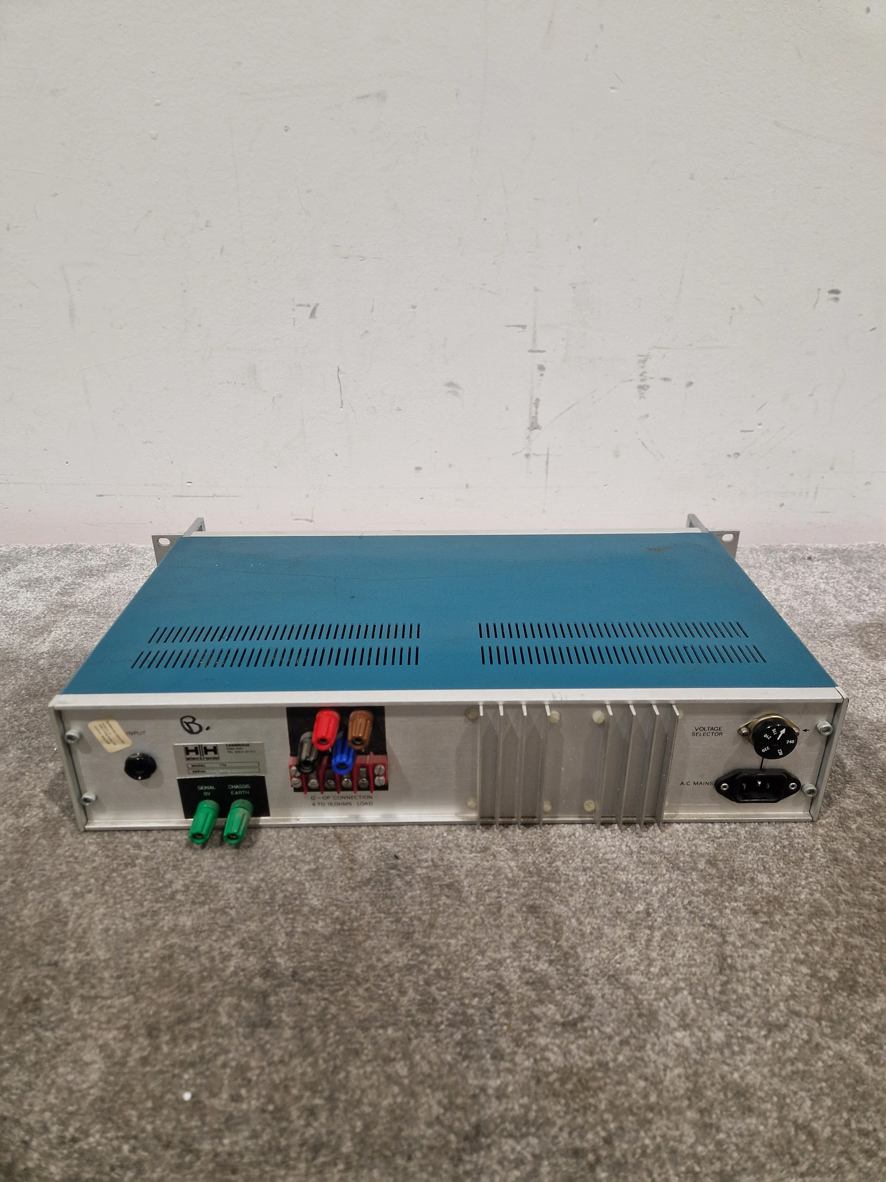 HH Electronics TPA-100D - Power Amplifier - Blue/Silver – Power Amplifier - Fair - Image 13