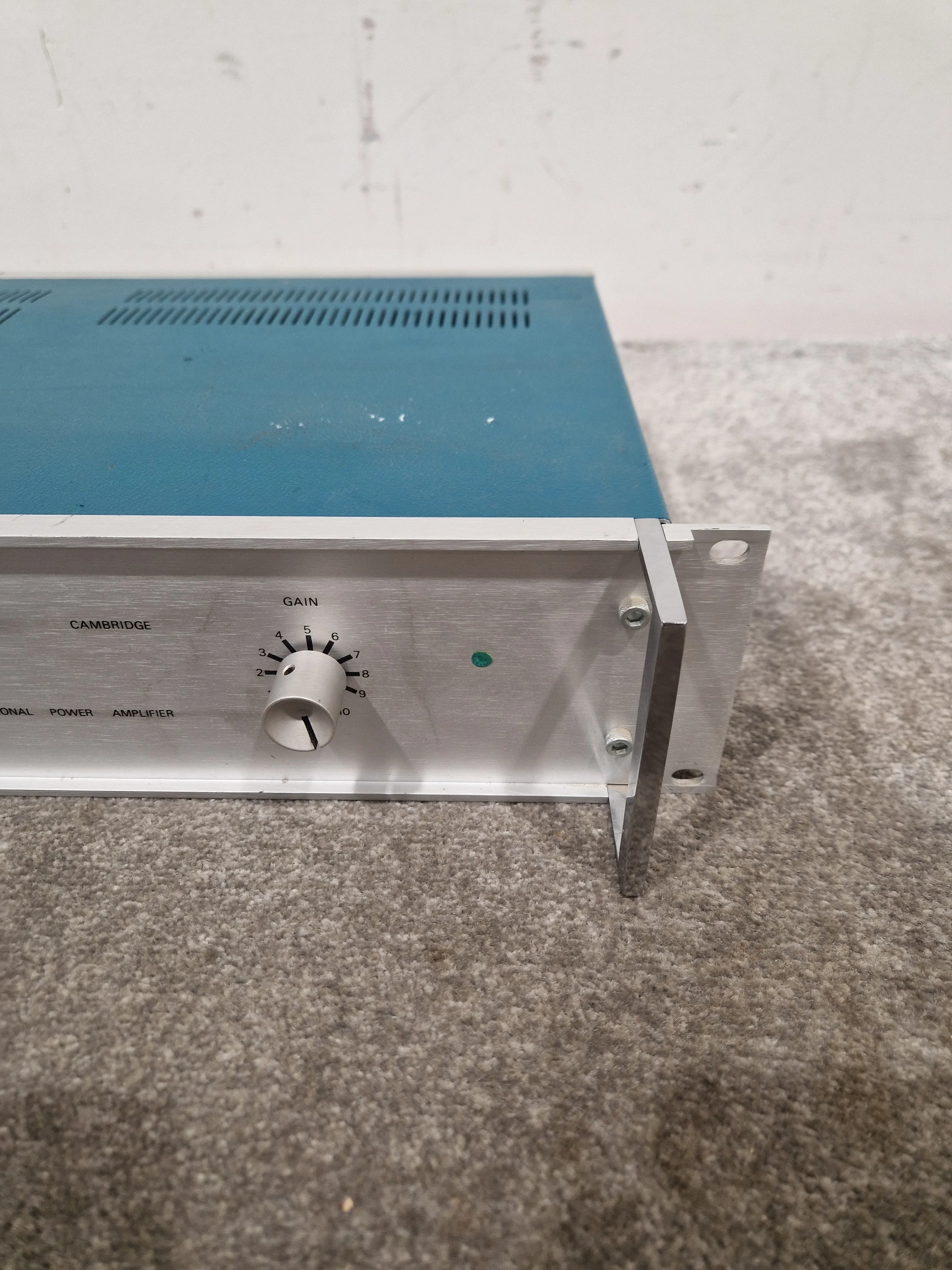 HH Electronics TPA-100D - Power Amplifier - Blue/Silver – Power Amplifier - Fair - Image 3