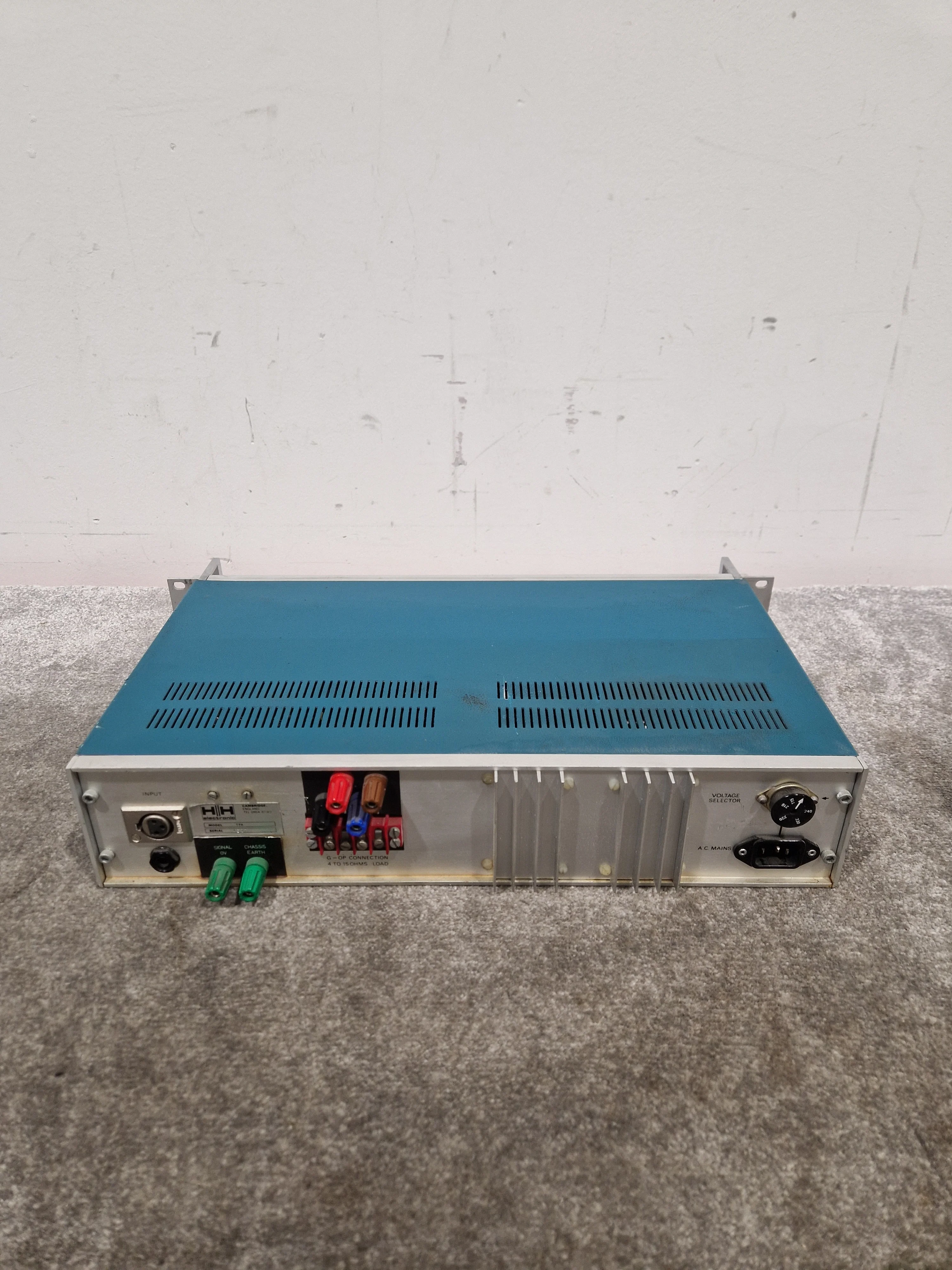 HH Electronics TPA-100D - Power Amplifier - Blue/Silver – Power Amplifier - Fair - Image 9