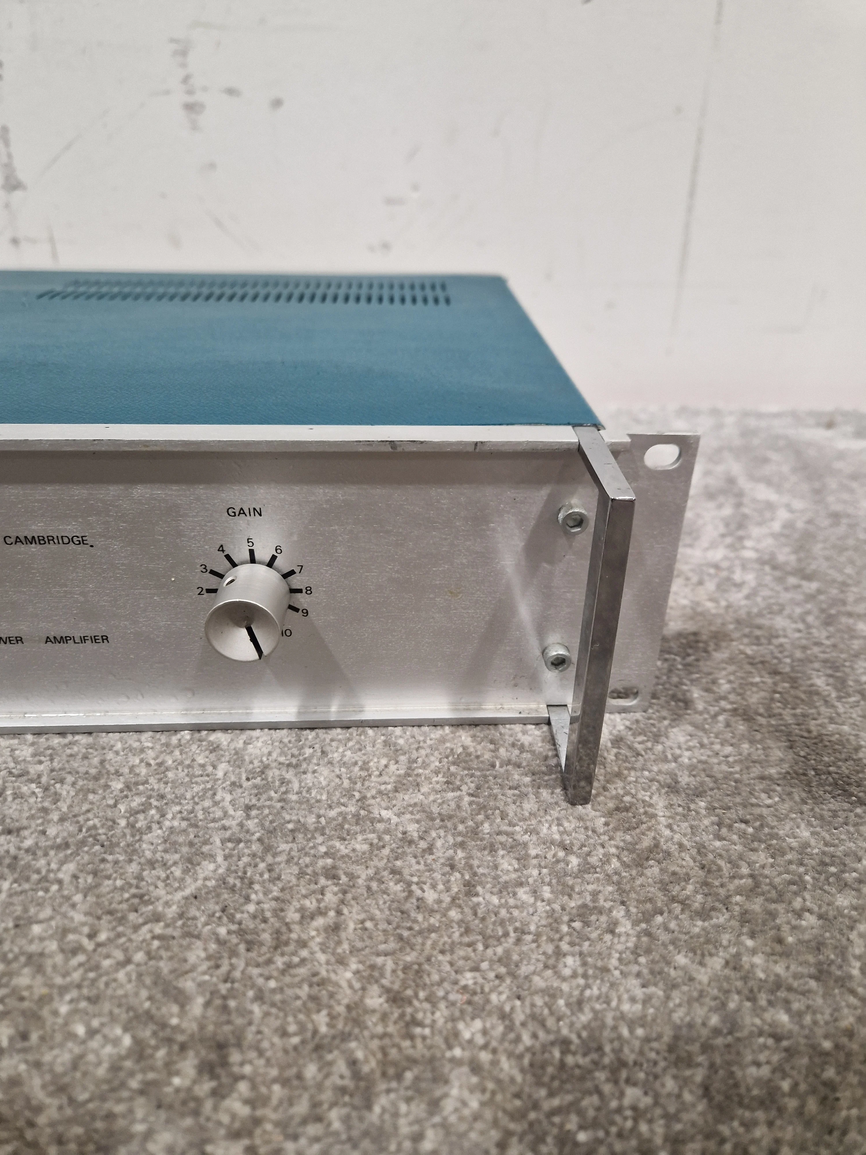 HH Electronics TPA-100D - Power Amplifier - Blue/Silver – Power Amplifier - Good - Image 14