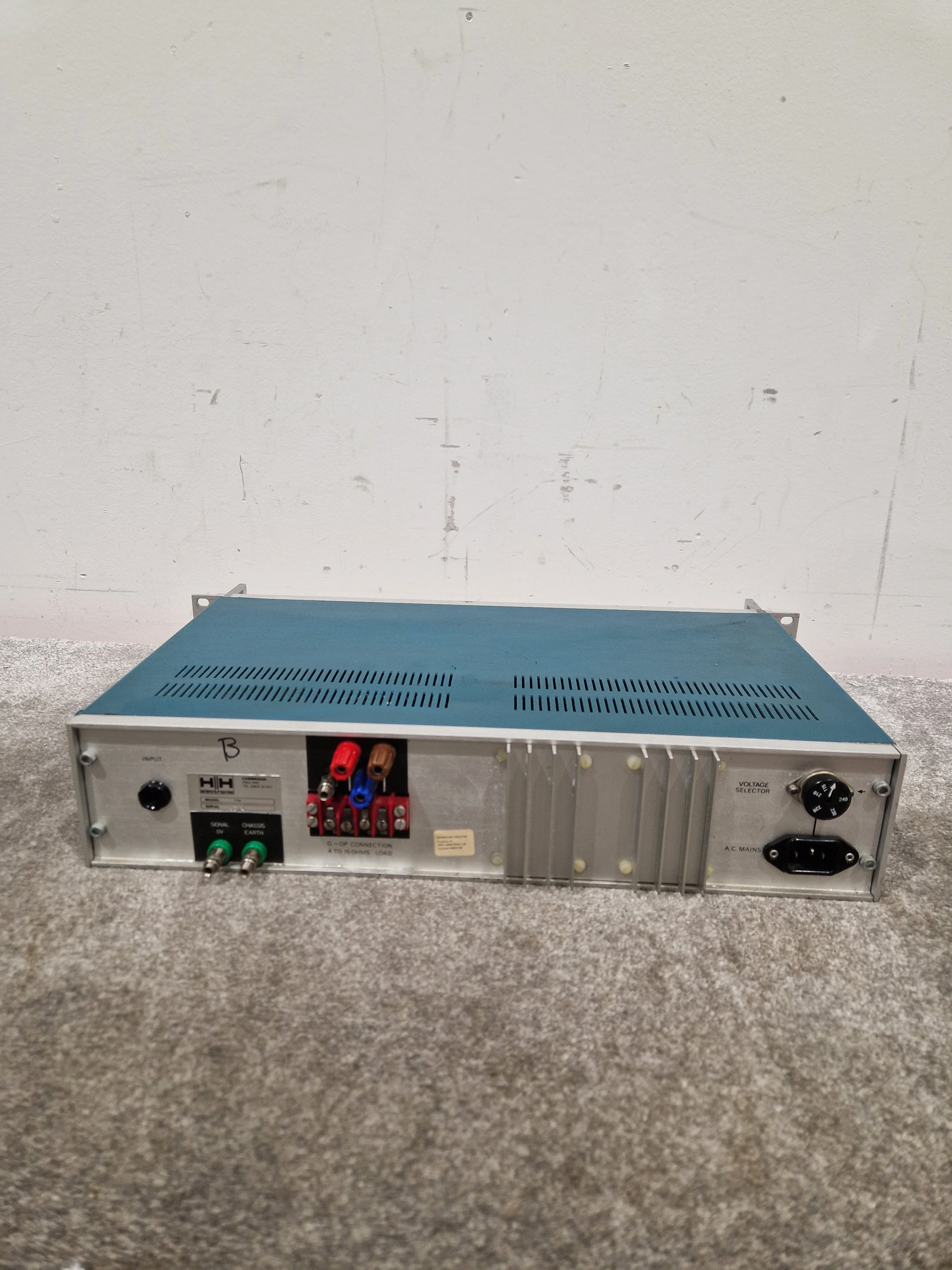HH Electronics TPA-100D - Power Amplifier - Blue/Silver – Power Amplifier - Good - Image 7