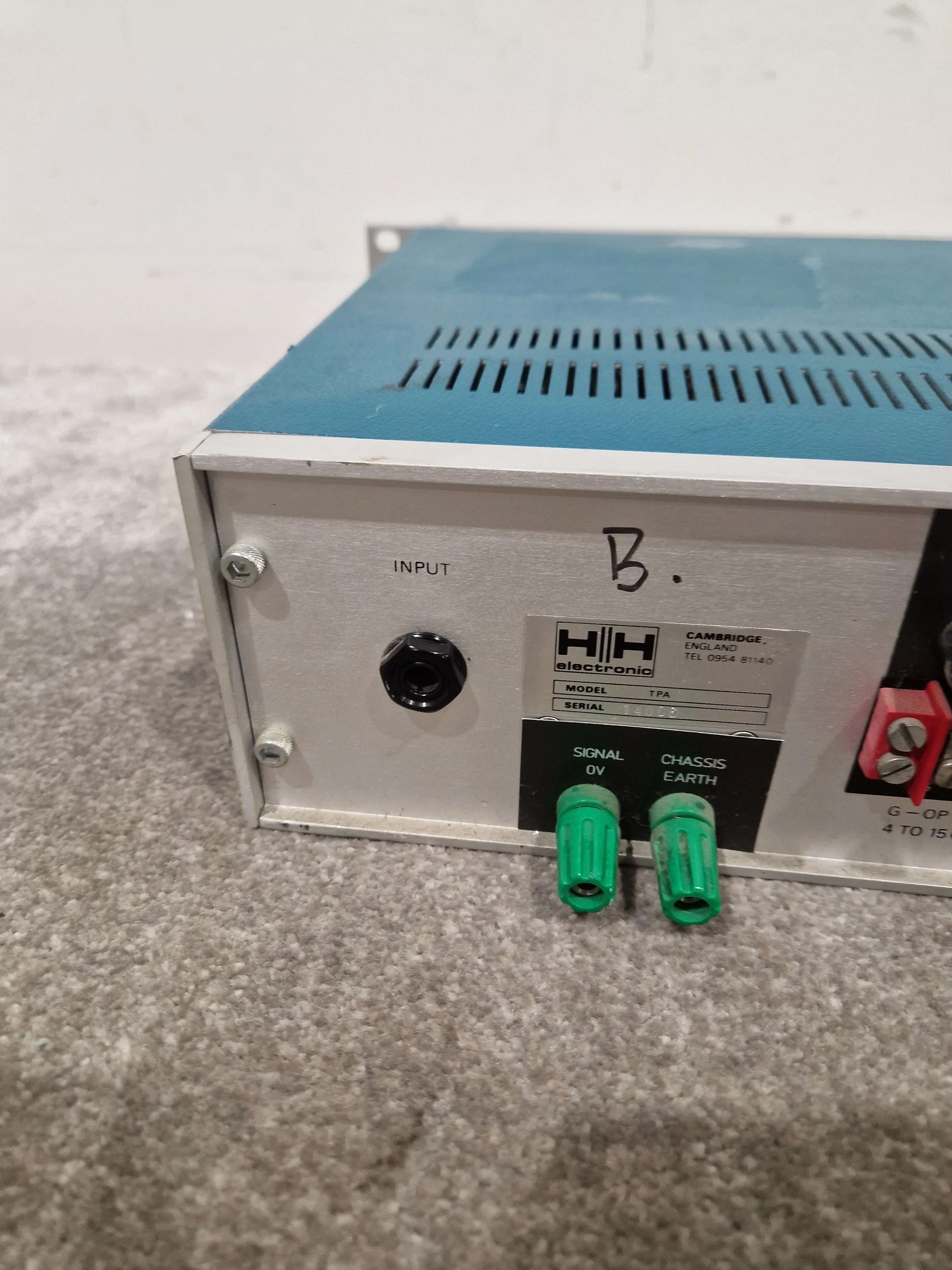HH Electronics TPA-100D - Power Amplifier - Blue/Silver – Power Amplifier - Spares or Repair - Image 11