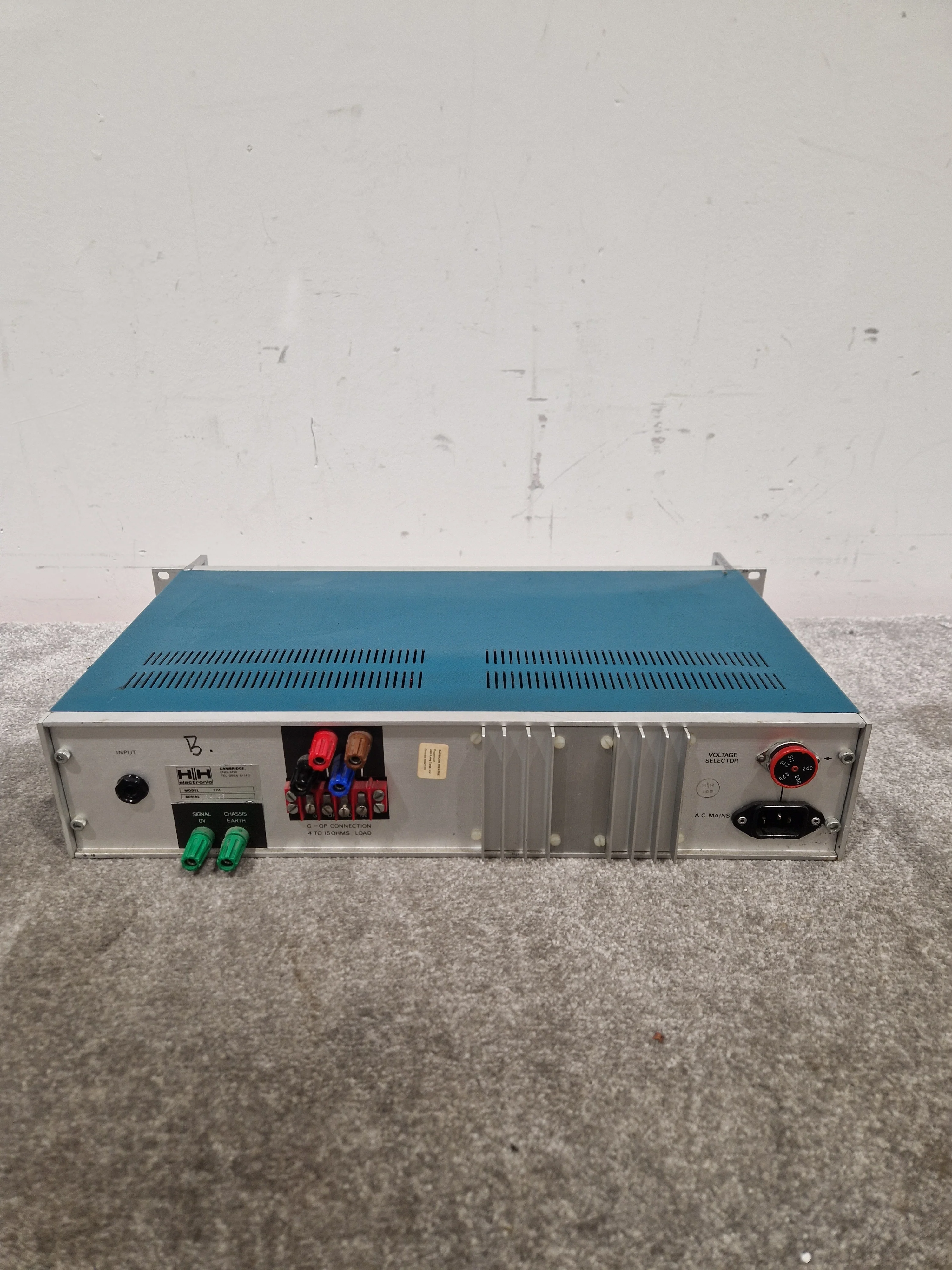 HH Electronics TPA-100D - Power Amplifier - Blue/Silver – Power Amplifier - Spares or Repair - Image 7
