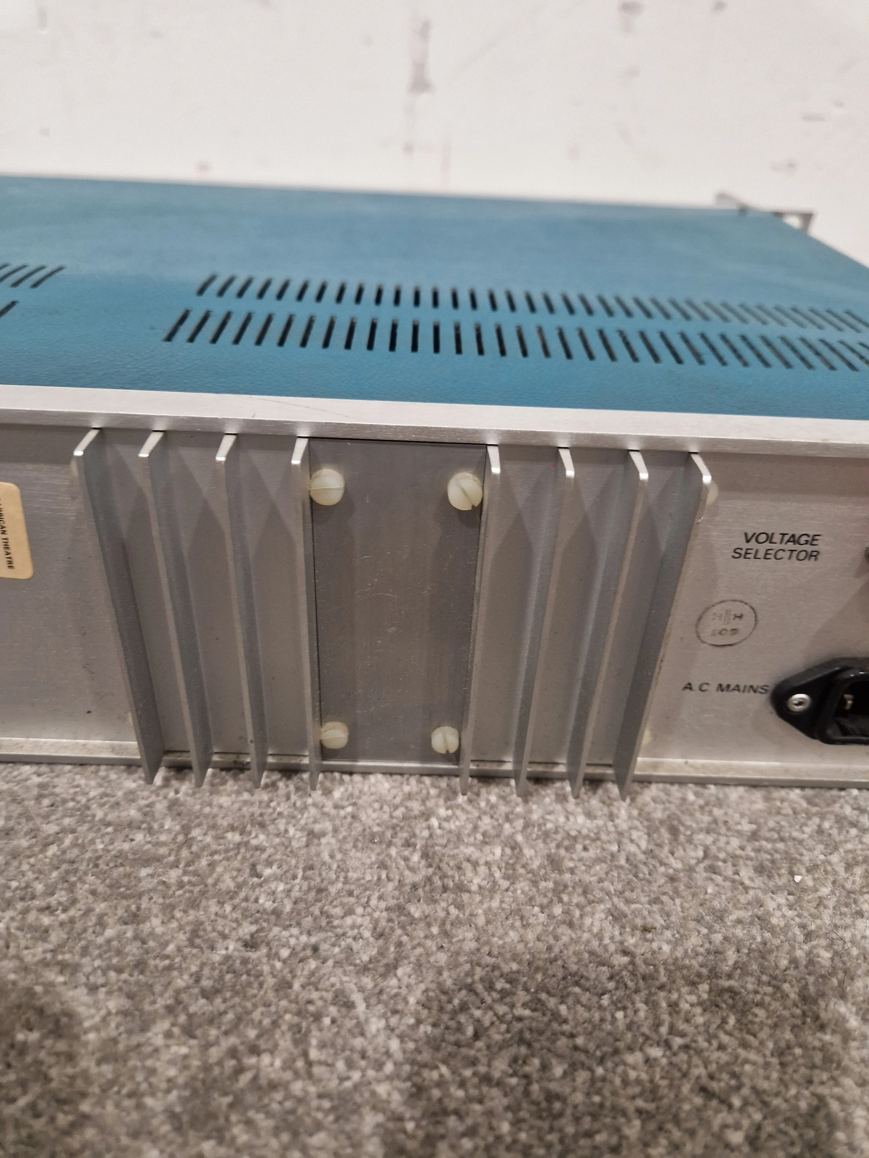 HH Electronics TPA-100D - Power Amplifier - Blue/Silver – Power Amplifier - Spares or Repair - Image 9
