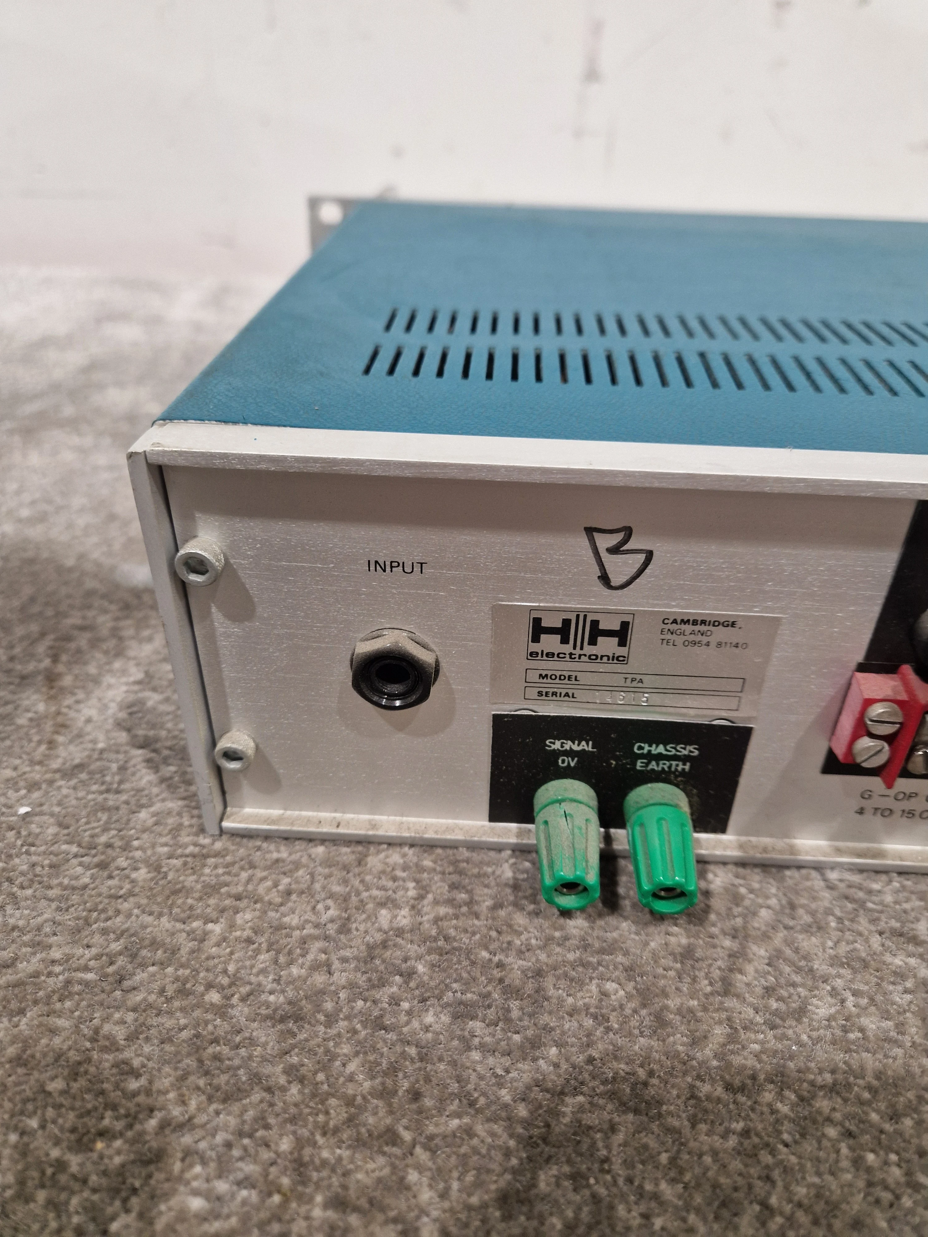 HH Electronics TPA-100D - Power Amplifier - Blue/Silver – Power Amplifier - Spares or Repair - Image 12