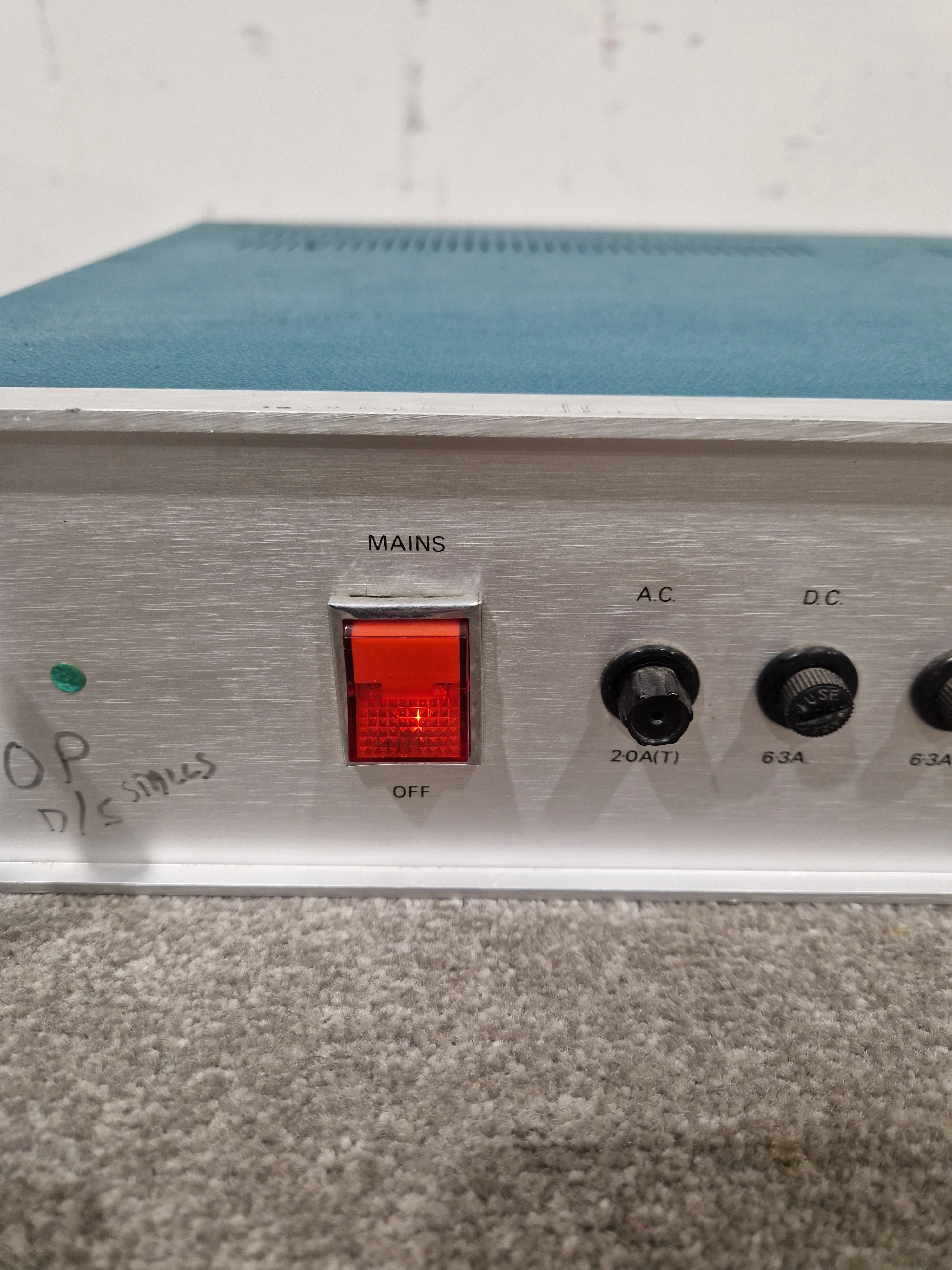 HH Electronics TPA-100D - Power Amplifier - Blue/Silver – Power Amplifier - Spares or Repair - Image 13