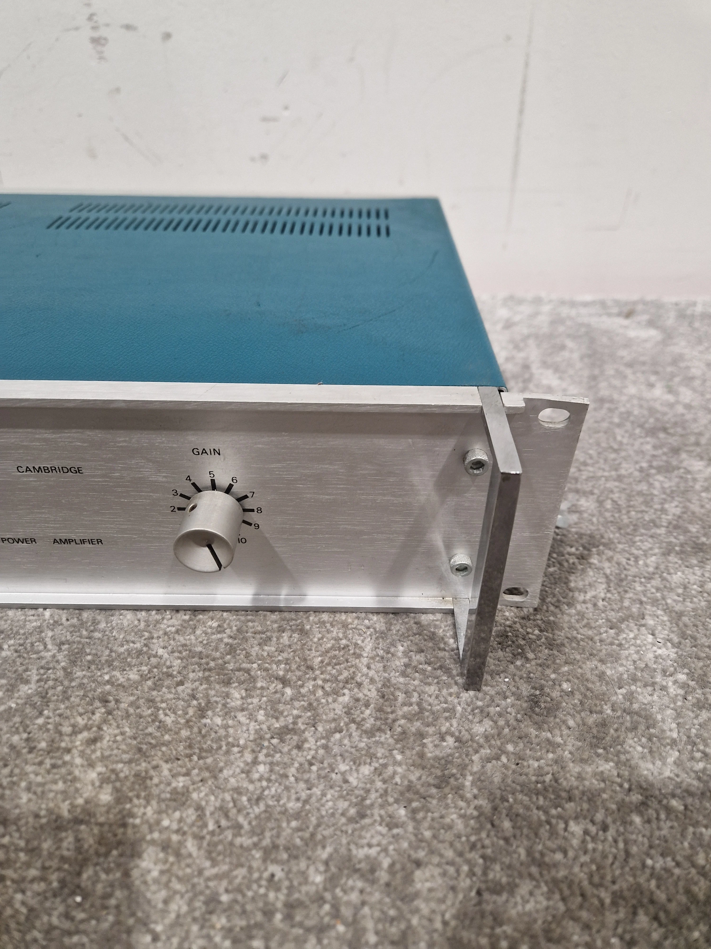 HH Electronics TPA-100D - Power Amplifier - Blue/Silver – Power Amplifier - Spares or Repair - Image 6