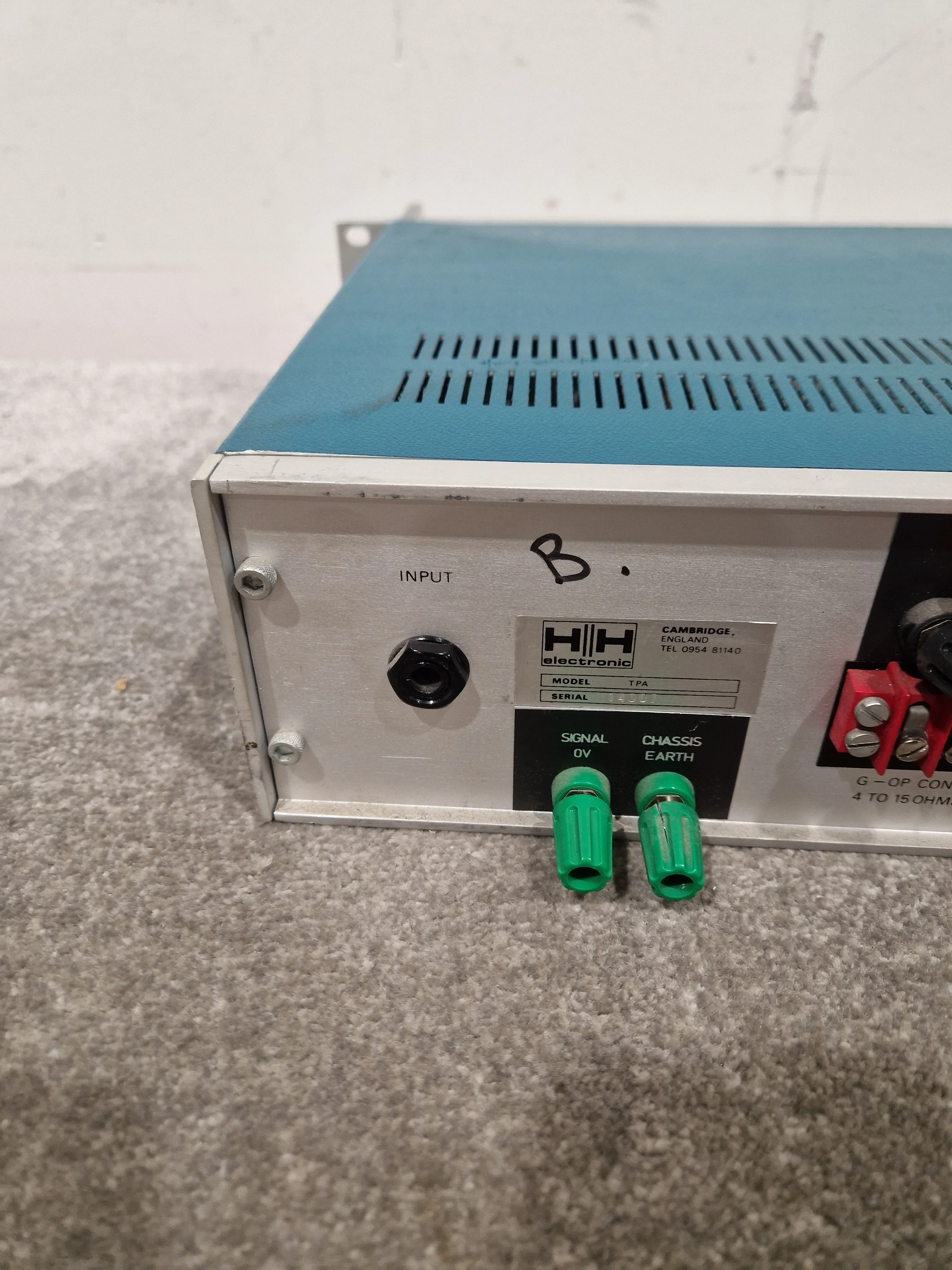 HH Electronics TPA-100D - Power Amplifier - Blue/Silver – Power Amplifier - Spares or Repair - Image 7