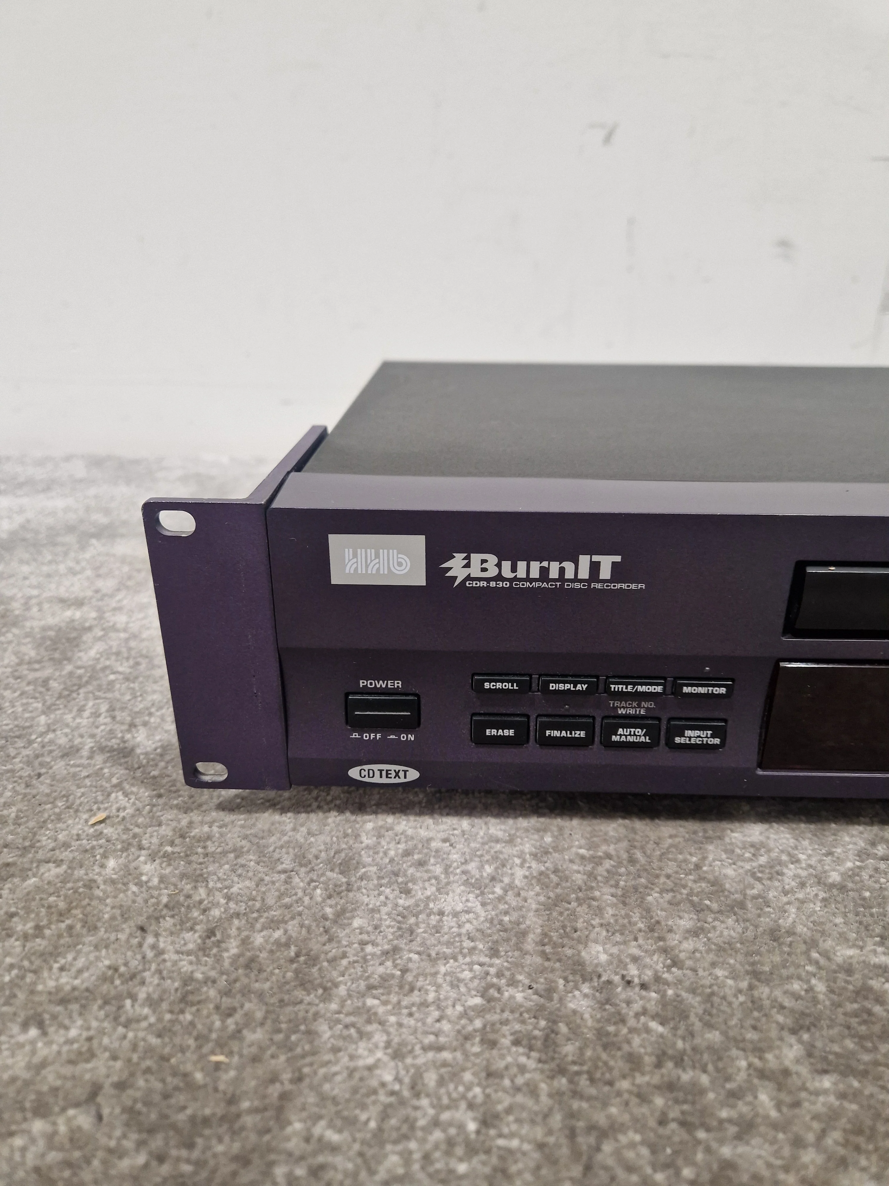 HHB BurnIT CDR-830 - Professional CD Recorder - Excellent w/ Power Supply and Remote - Image 10
