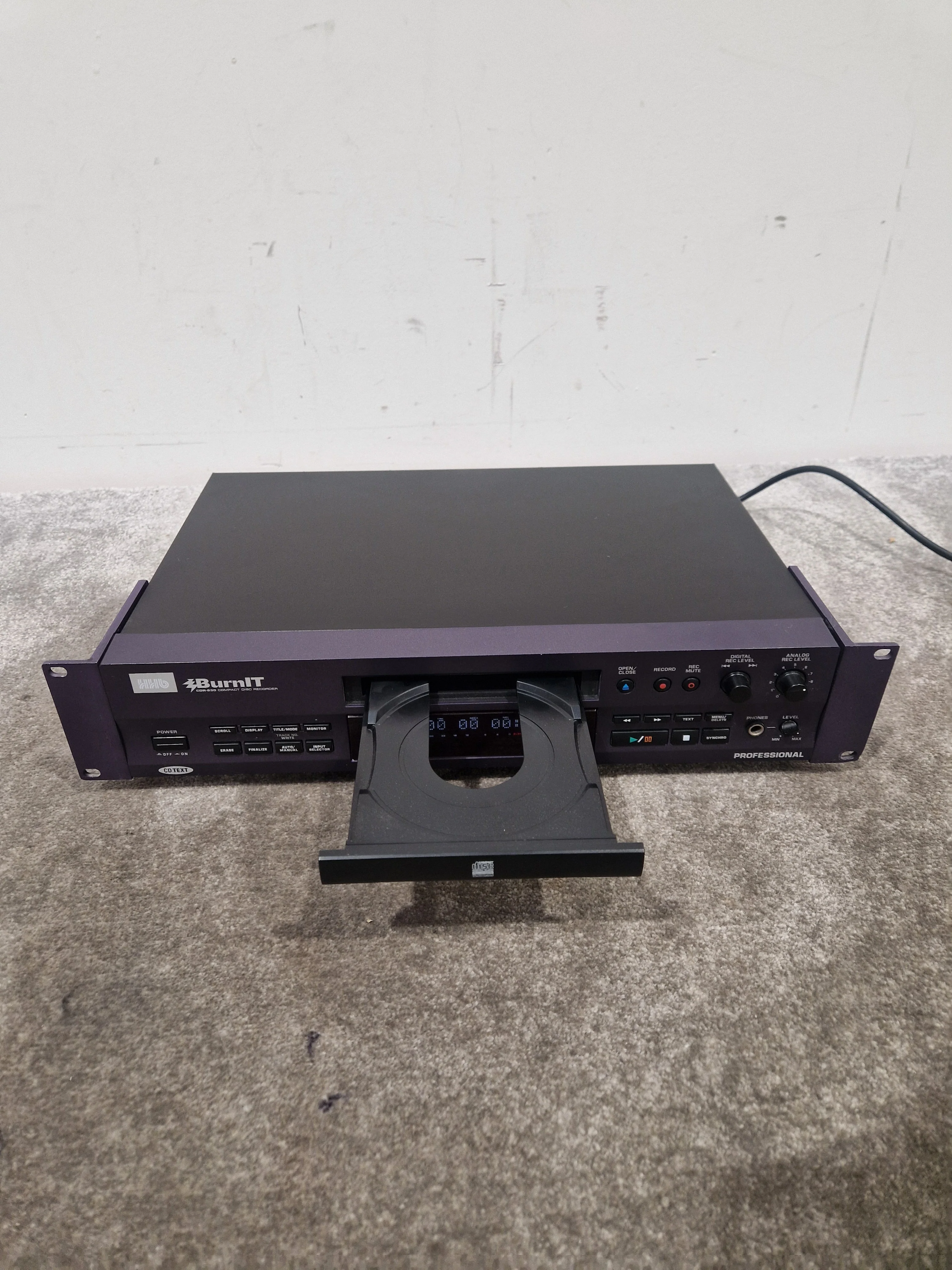 HHB BurnIT CDR-830 - Professional CD Recorder - Excellent w/ Power Supply and Remote - Image 12