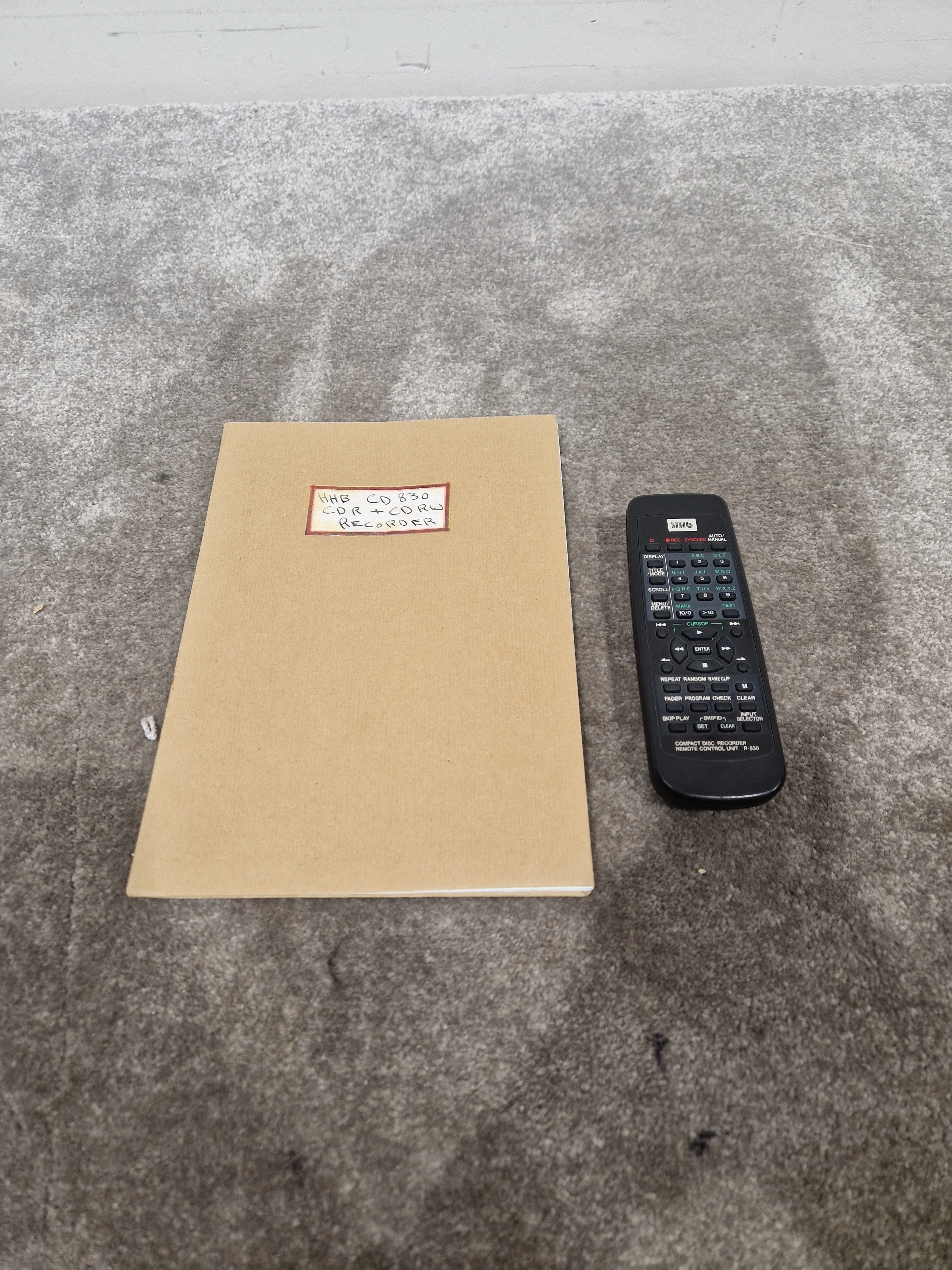 HHB BurnIT CDR-830 - Professional CD Recorder - Excellent w/ Power Supply and Remote - Image 13