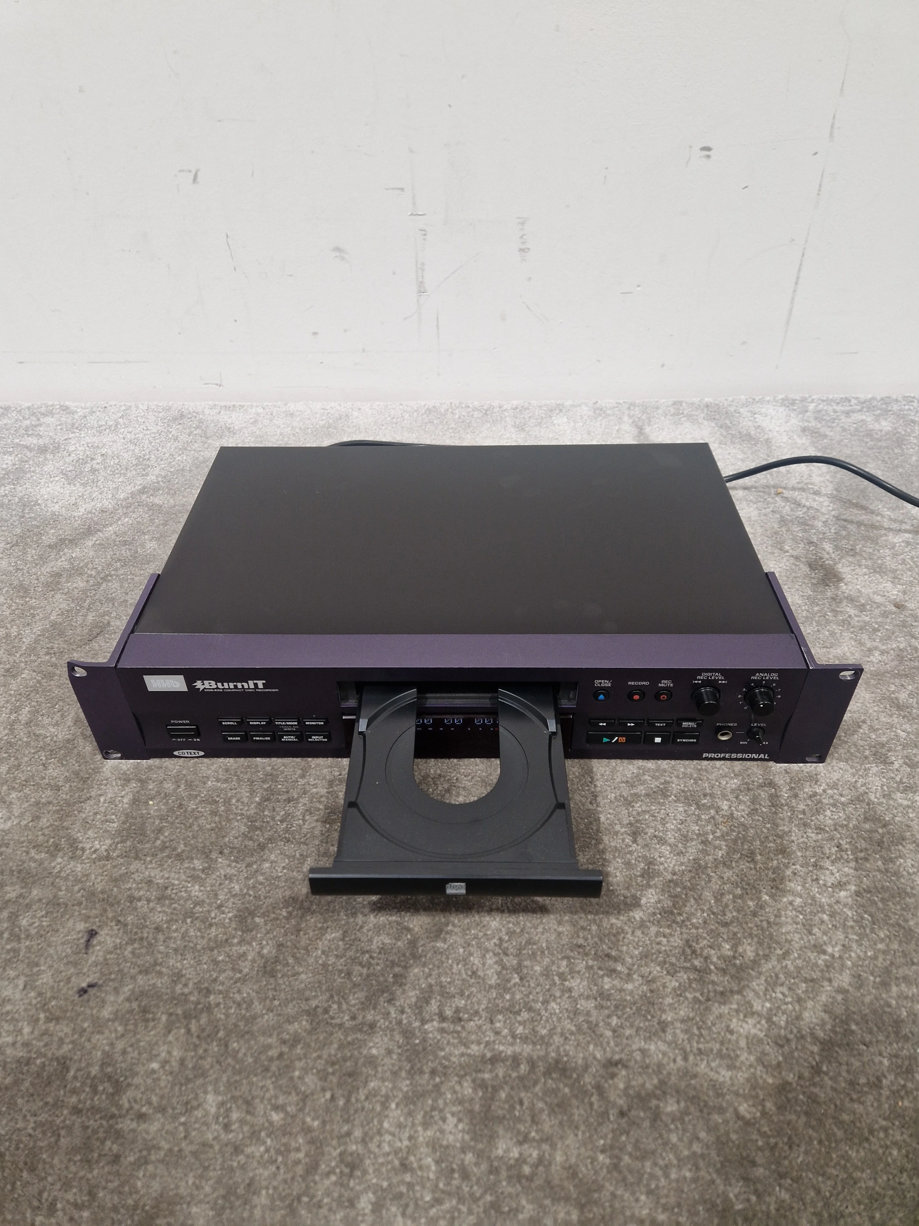 HHB BurnIT CDR-830 - Professional CD Recorder - Excellent w/ Power Supply & Remote - Image 14