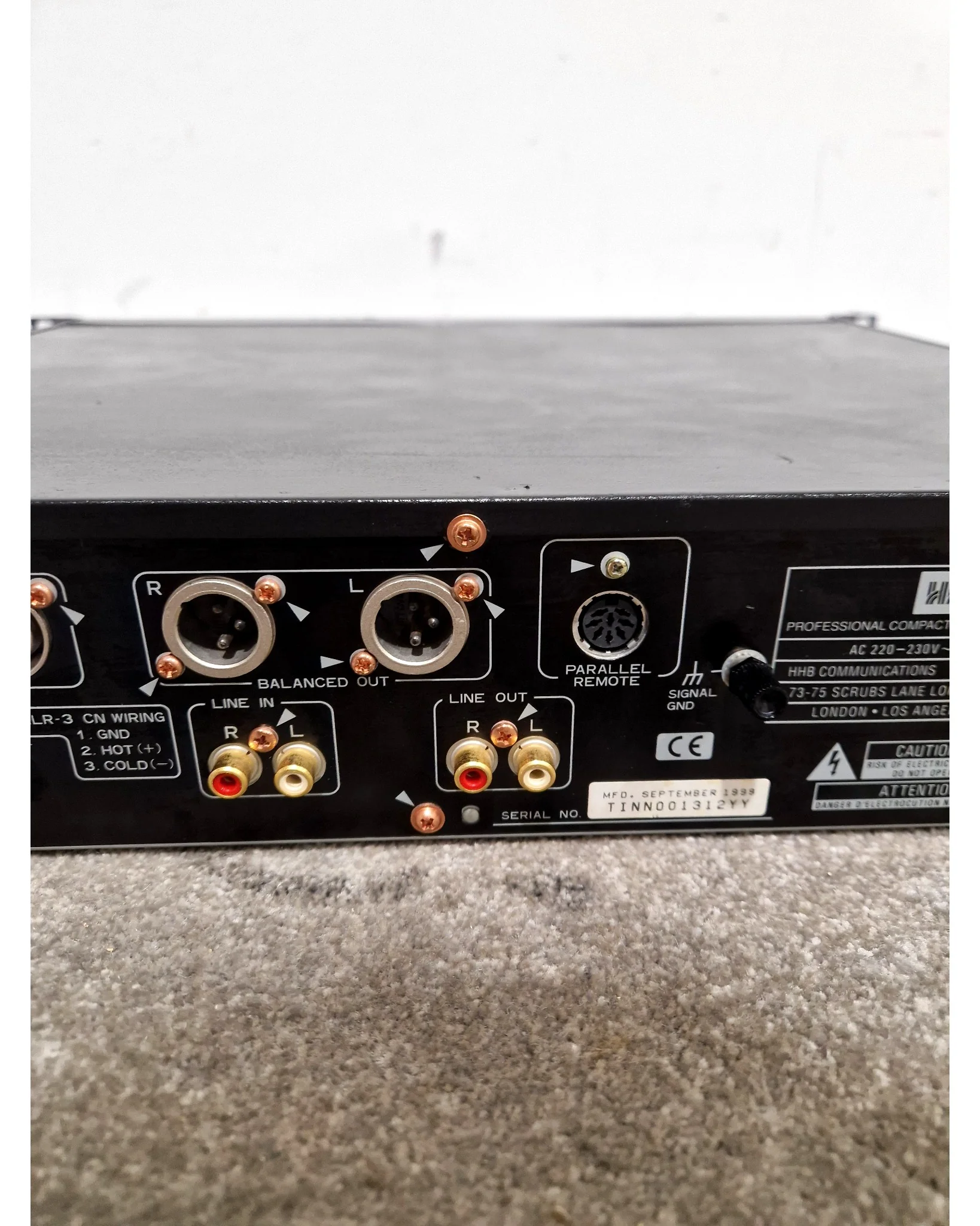 HHB CDR-850 - Compact Disc Recorder - Black - Spares or Repair - Image 6