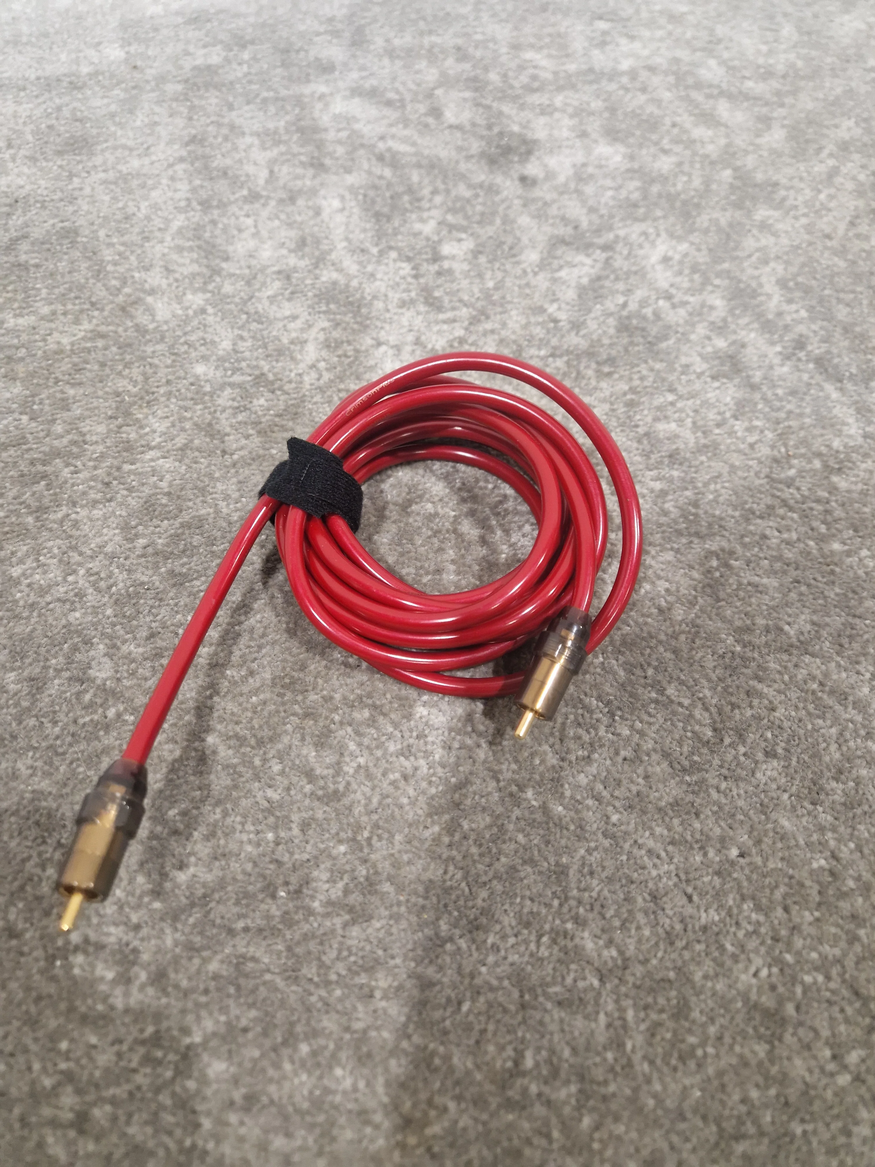 High Qaulity 5FT Red RCA Phono Cable Pair Single Heads Audio Cable - Superior Signal - Excellent - Image 10