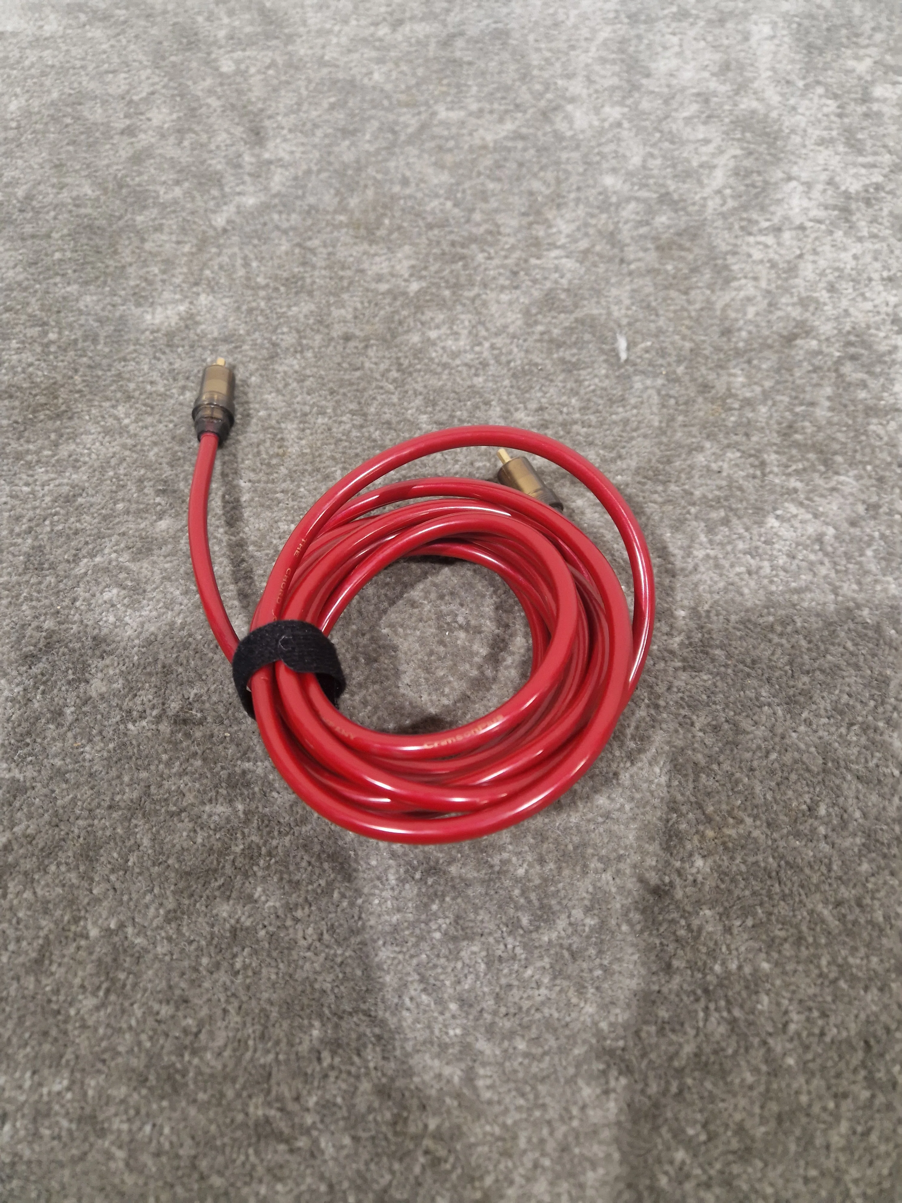 High Qaulity 5FT Red RCA Phono Cable Pair Single Heads Audio Cable - Superior Signal - Excellent - Image 11