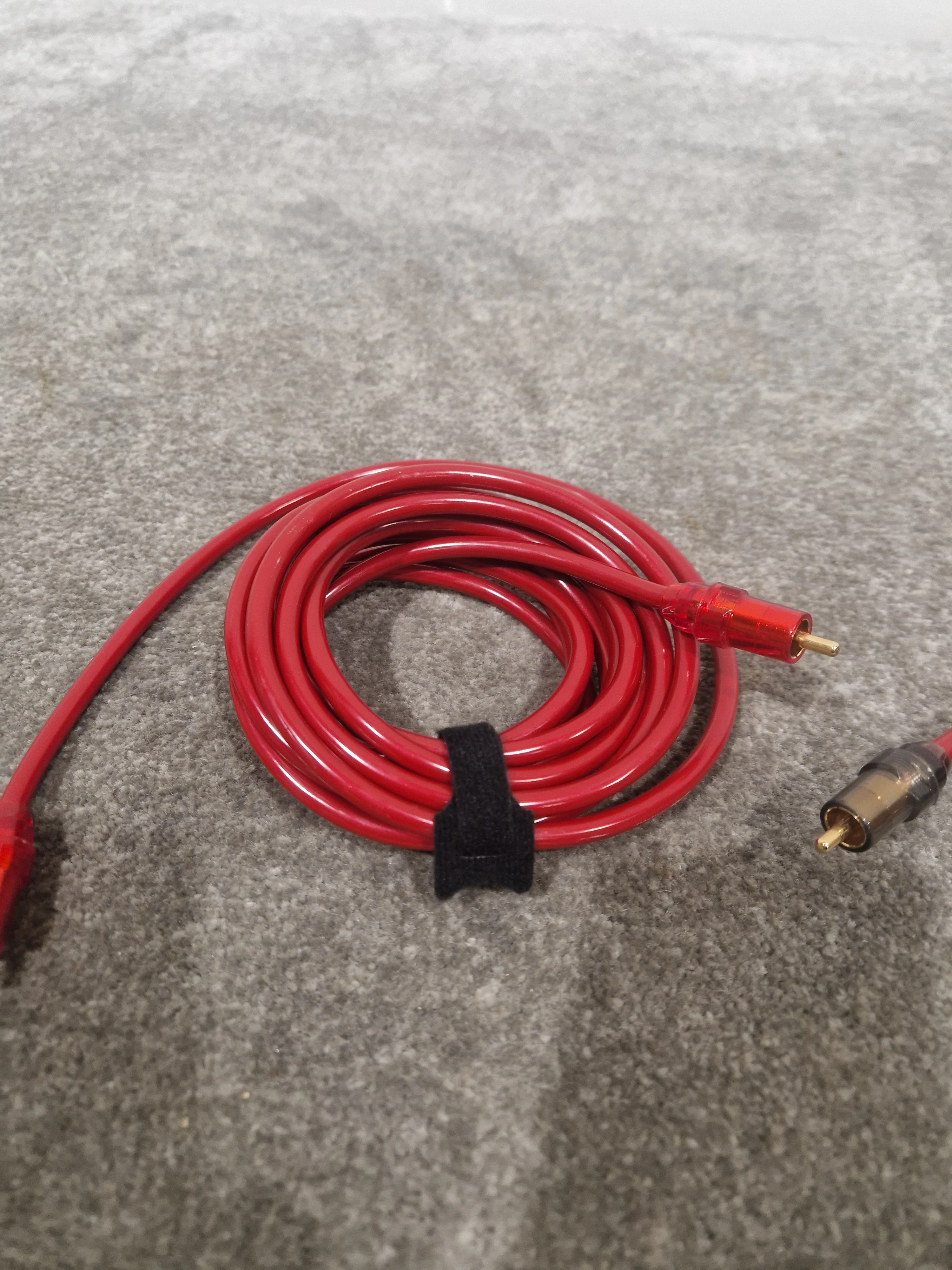 High Qaulity 5FT Red RCA Phono Cable Pair Single Heads Audio Cable - Superior Signal - Excellent - Image 6
