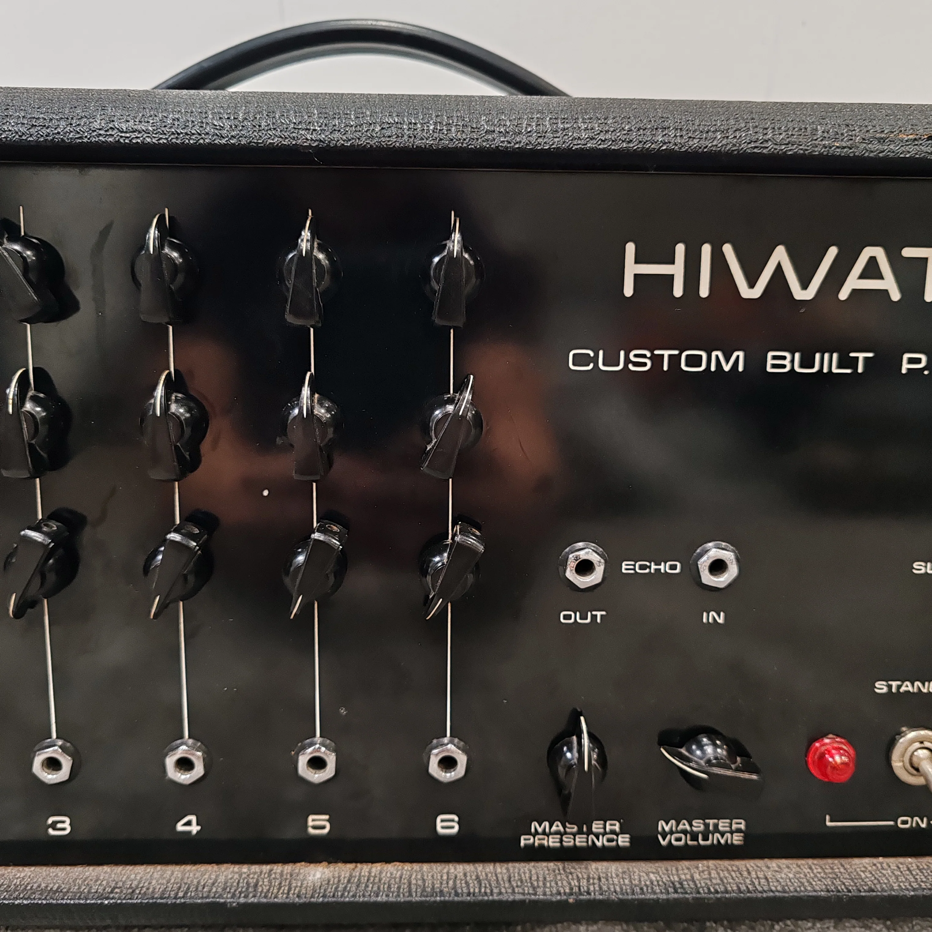 Hiwatt Custom Built Vintage 70s 110 PA / Amplifier - DR112 Amplifier - Fully Serviced, Clean Sound - Very Good w/ Power Supplyv - Image 4