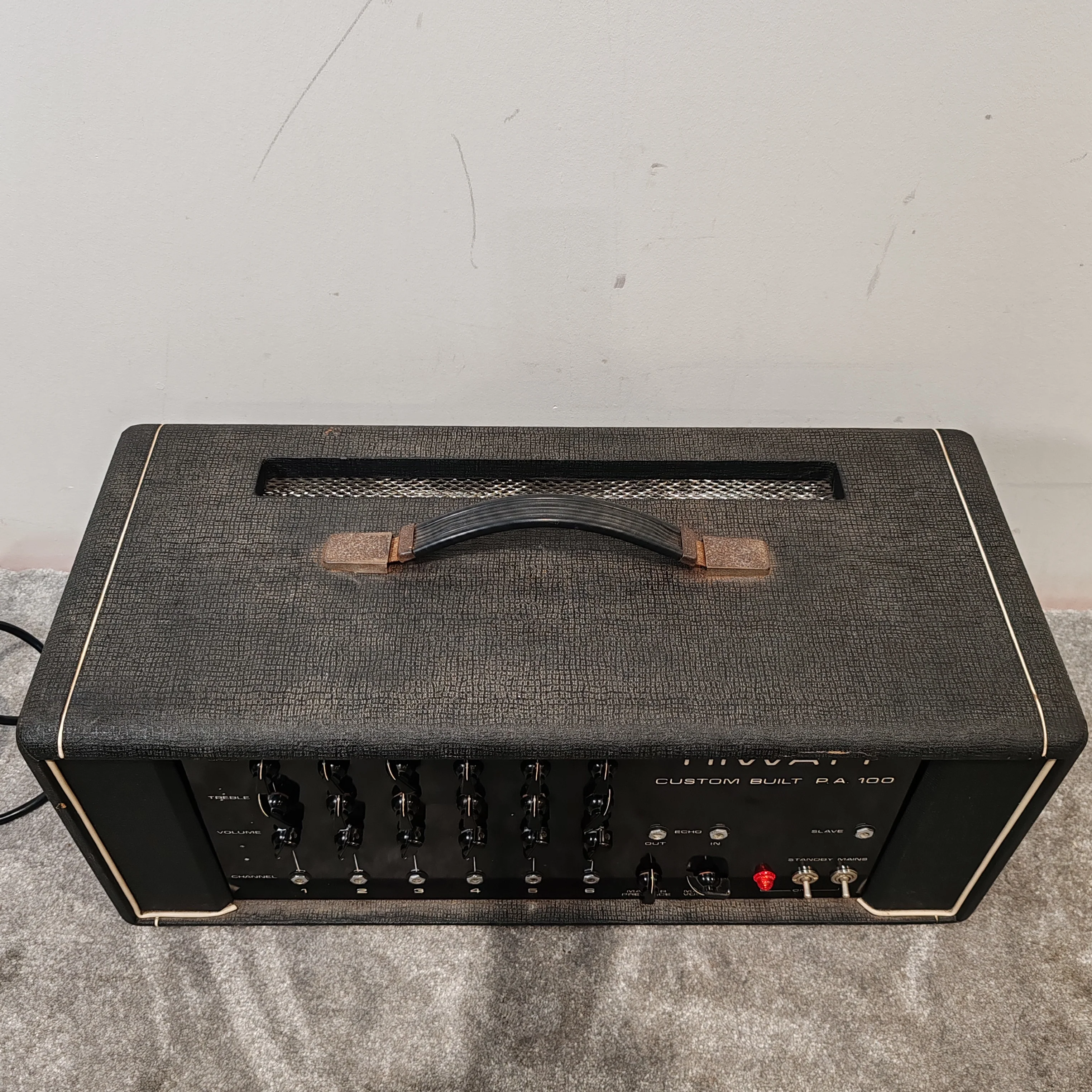 Hiwatt Custom Built Vintage 70s 110 PA / Amplifier - DR112 Amplifier - Fully Serviced, Clean Sound - Very Good w/ Power Supplyv - Image 7