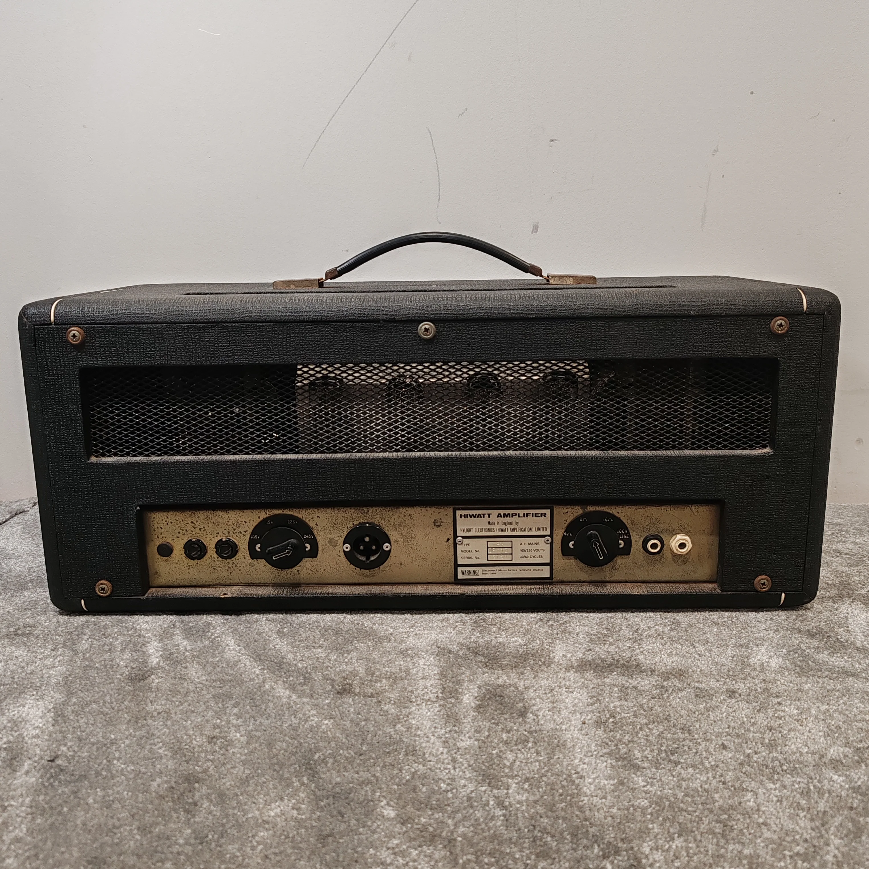 Hiwatt Custom Built Vintage 70s 110 PA / Amplifier - DR112 Amplifier - Fully Serviced, Clean Sound - Very Good w/ Power Supplyv - Image 8