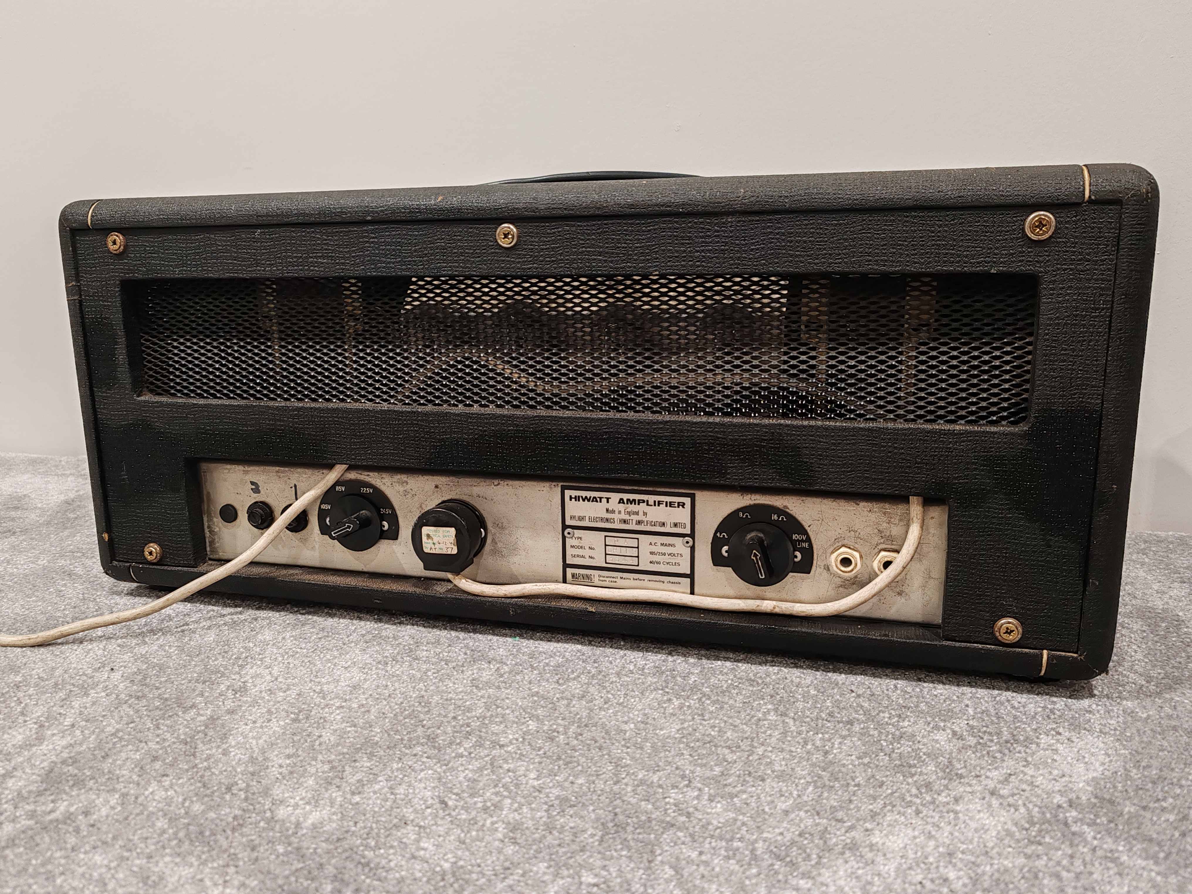 Hiwatt DR112 Custom Built P.A. 100 Amplifier Vintage 1970s - Image 2