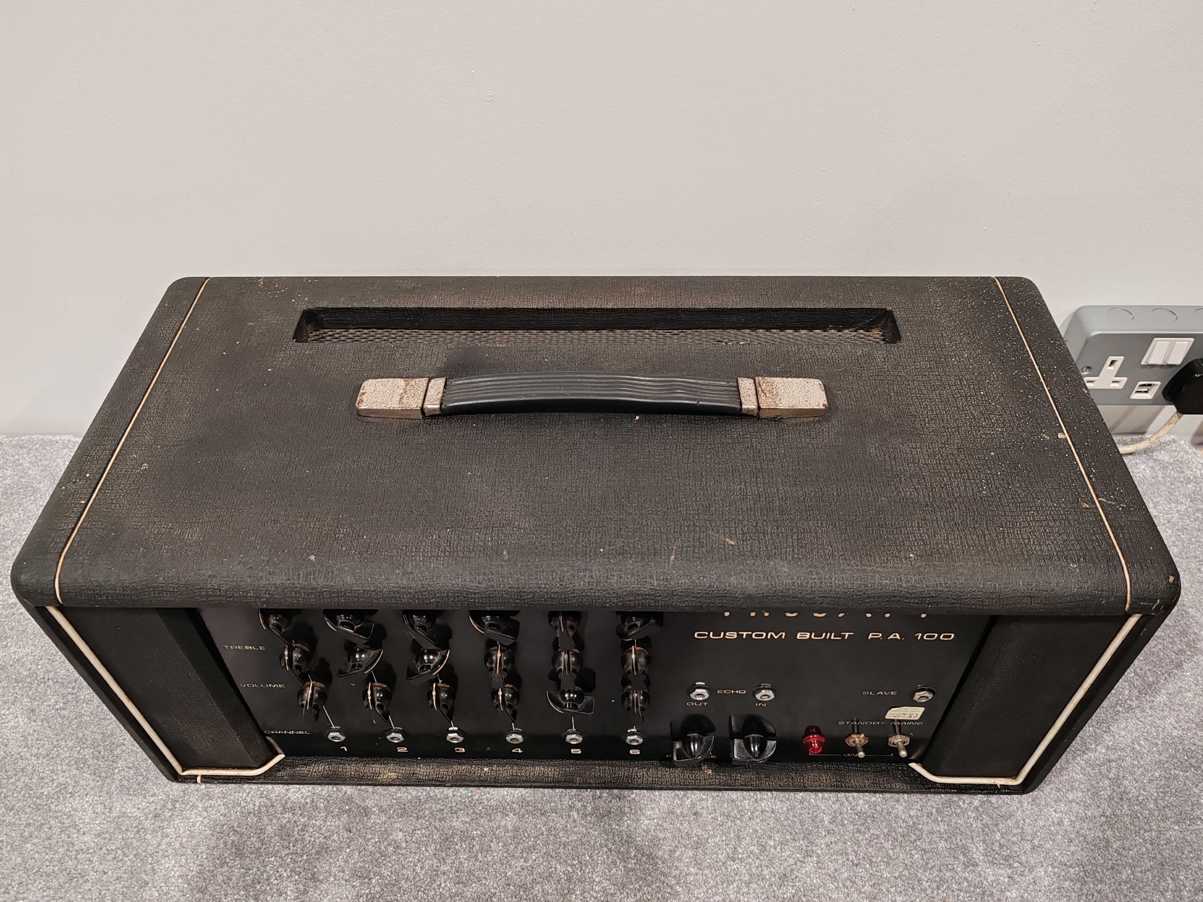 Hiwatt DR112 Custom Built P.A. 100 Amplifier Vintage 1970s - Image 3