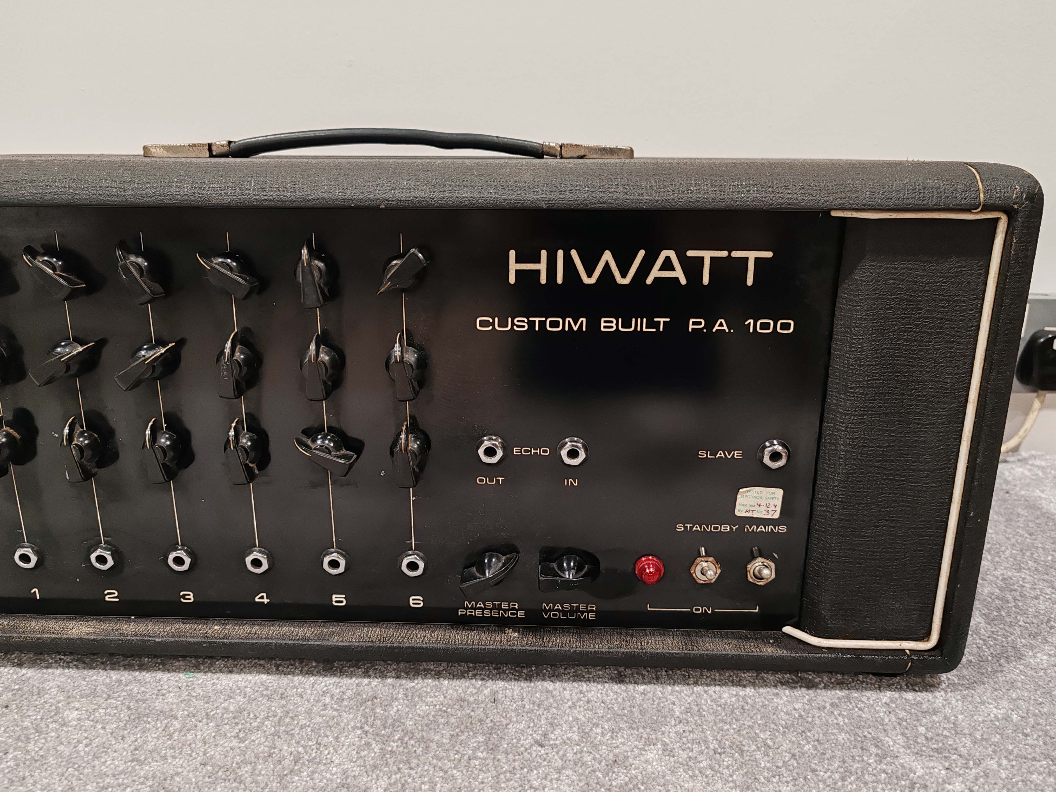 Hiwatt DR112 Custom Built P.A. 100 Amplifier Vintage 1970s - Image 5