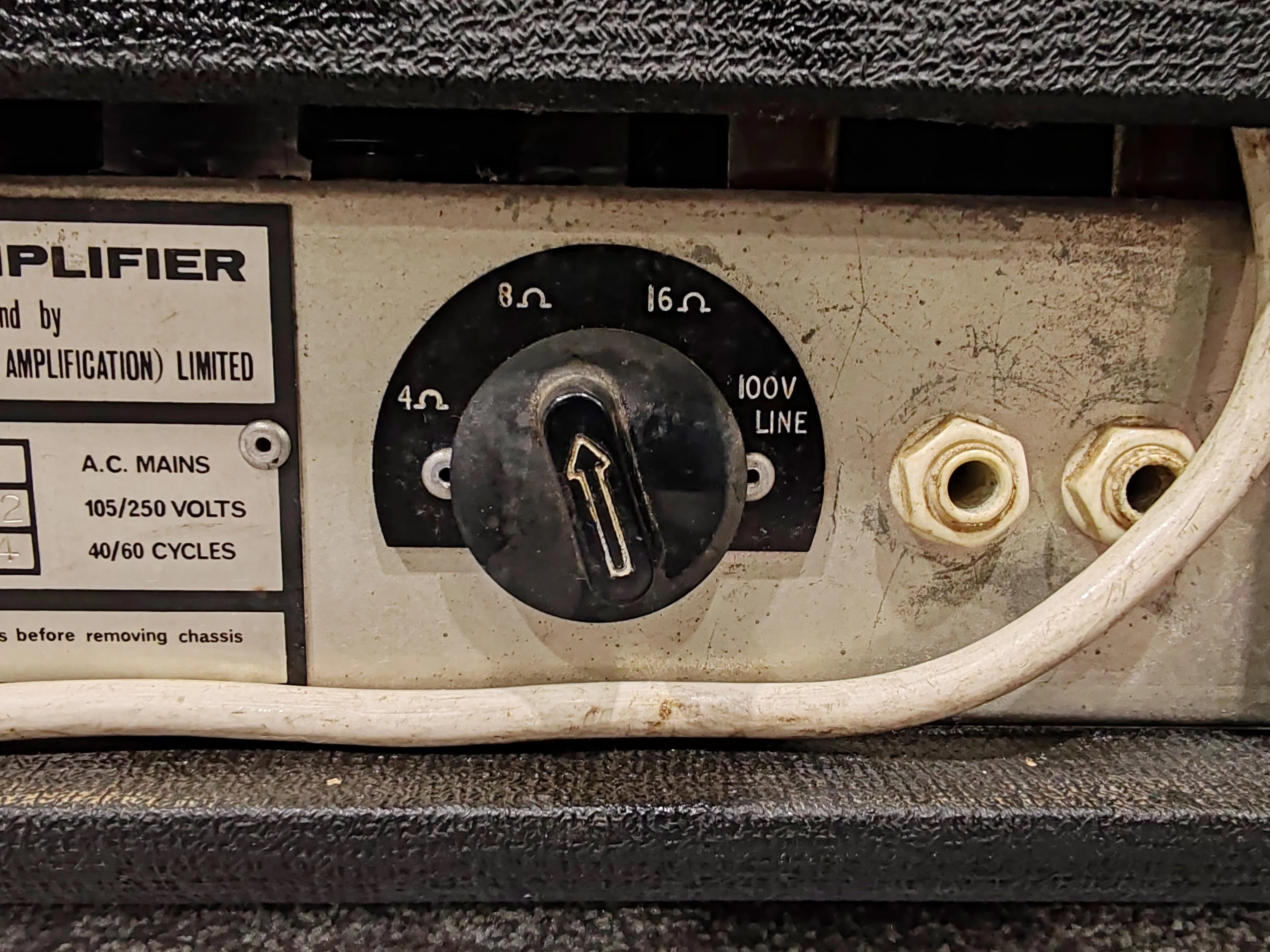 Hiwatt DR112 Custom Built P.A. 100 Amplifier Vintage 1970s - Image 9