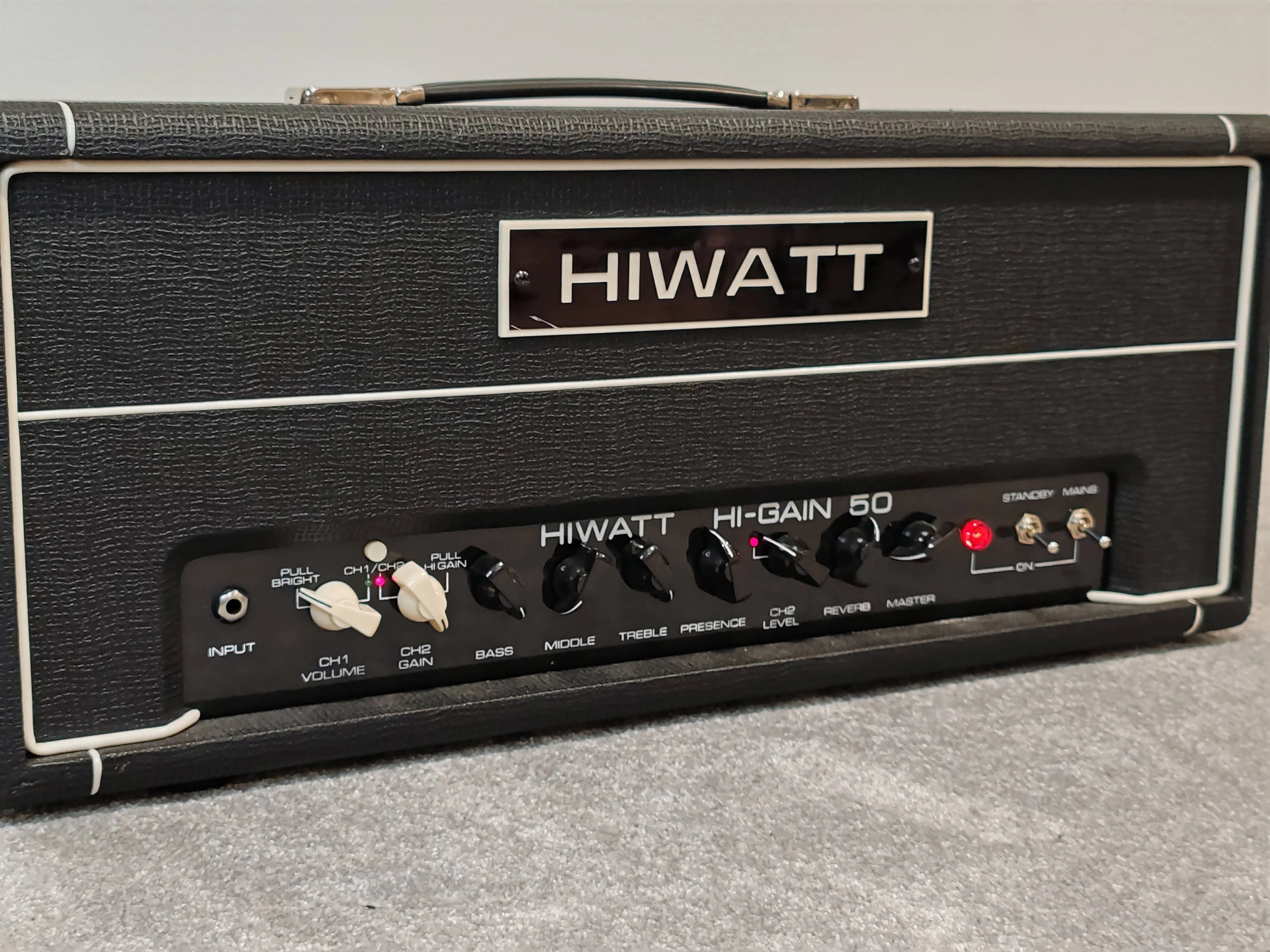 Hiwatt Hi-Gain 50 - 50w Guitar Amplifier Head - Image 3