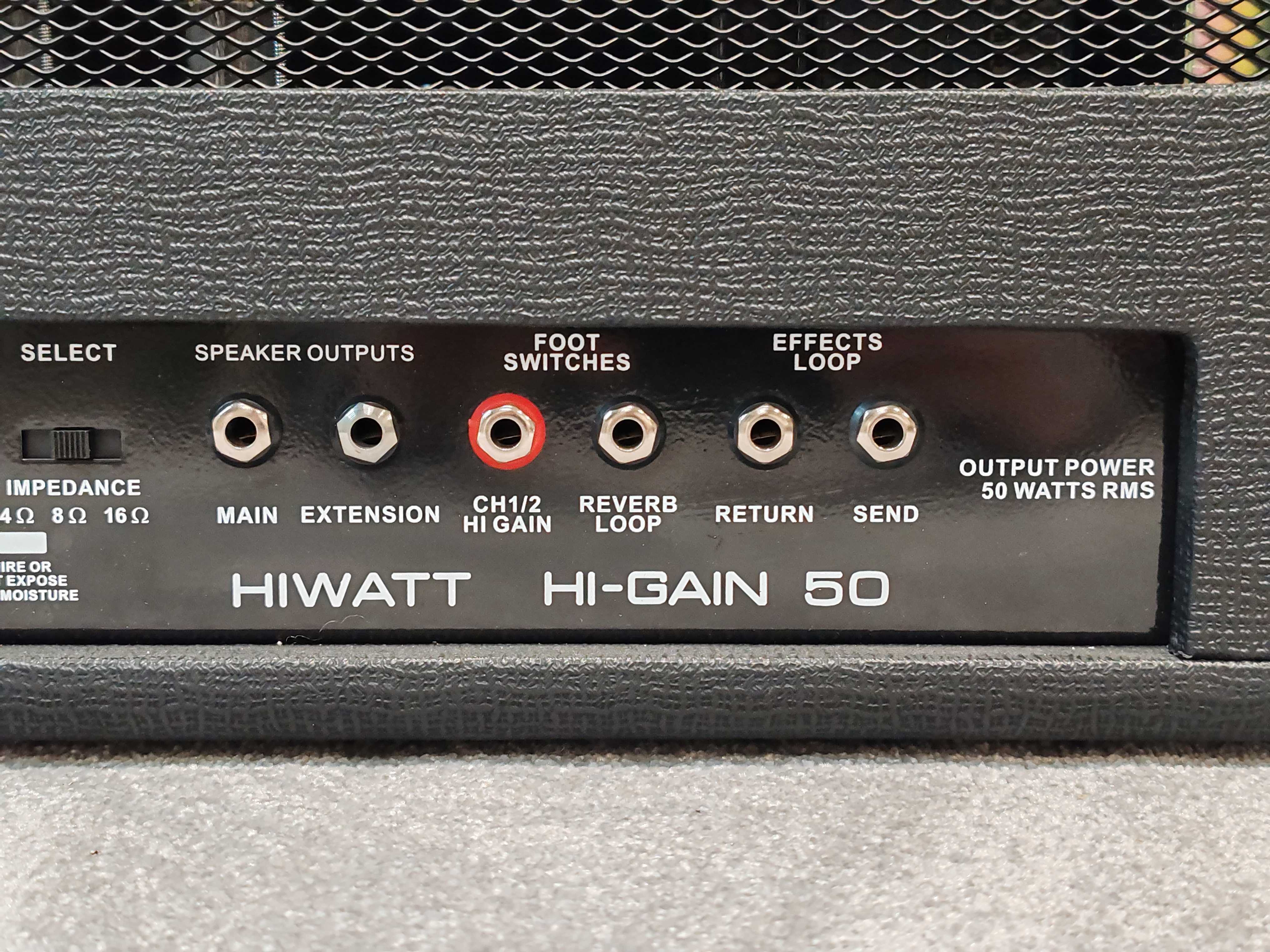 Hiwatt Hi-Gain 50 - 50w Guitar Amplifier Head - Image 7