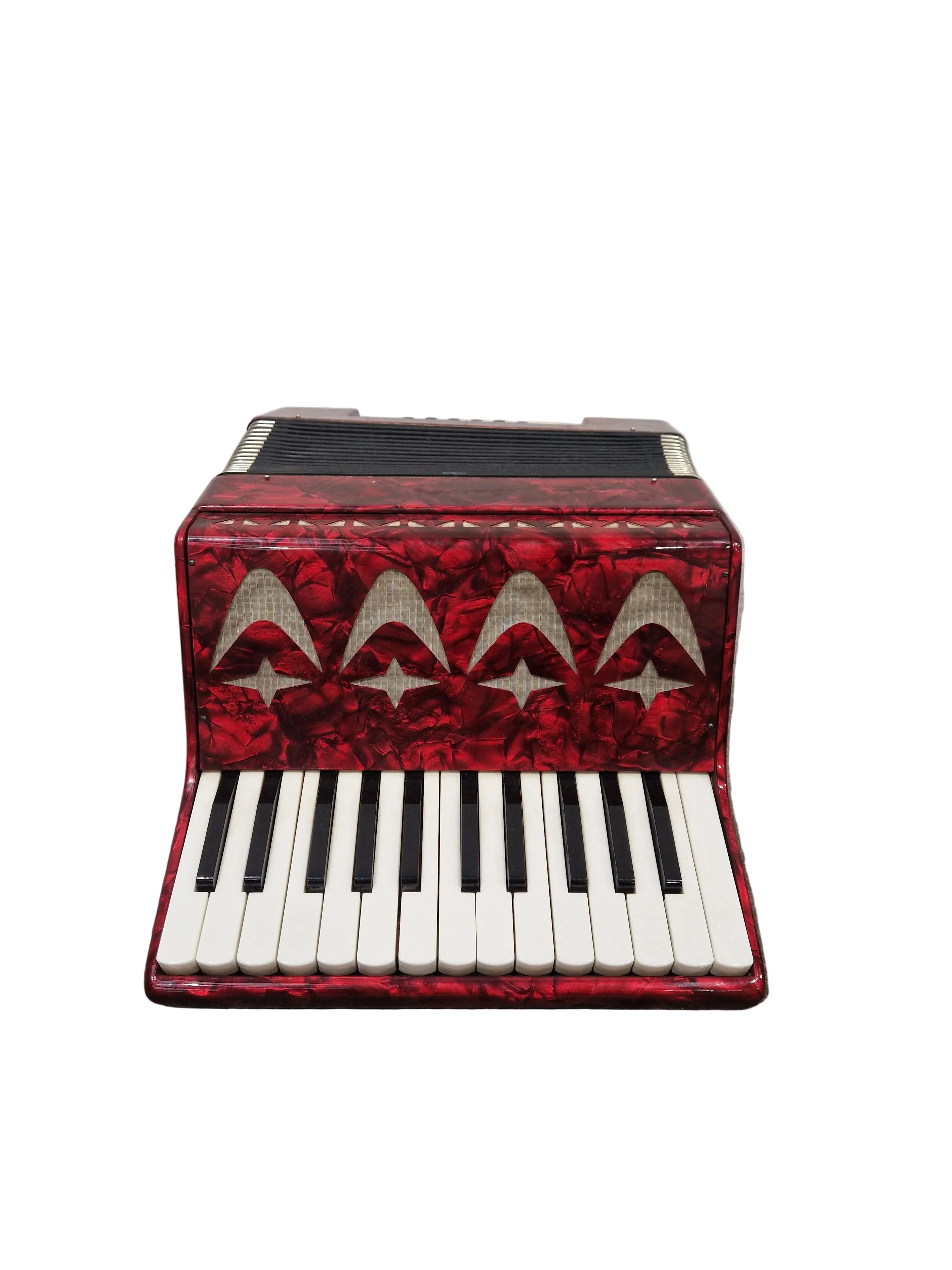 Hohner Bravo II-48 Bass - Compact Accordion Design - Excellent w/ Hard Case